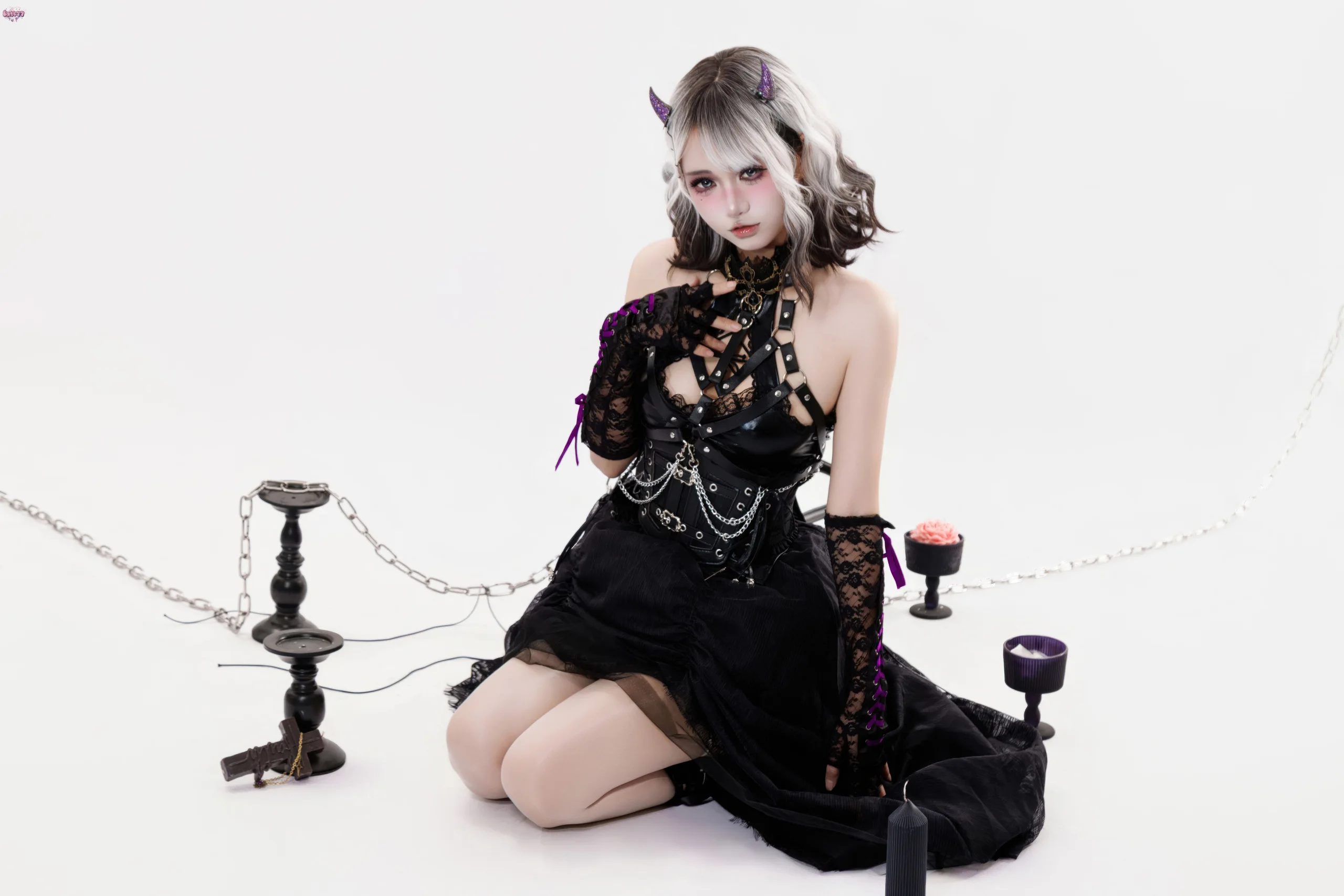 柒柒要乖哦 魔女盛宴 - 第65张写真大图
