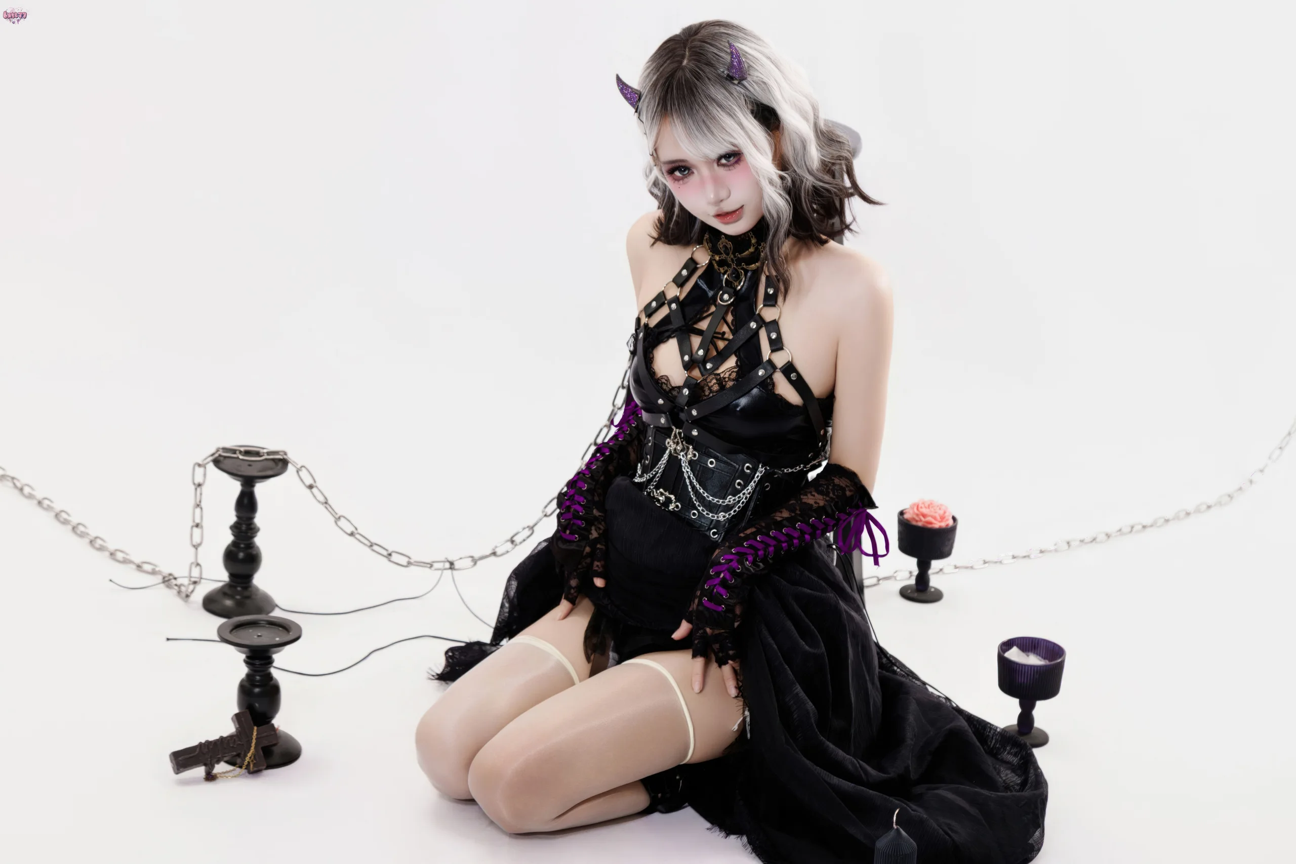 柒柒要乖哦 魔女盛宴 - 第66张写真大图