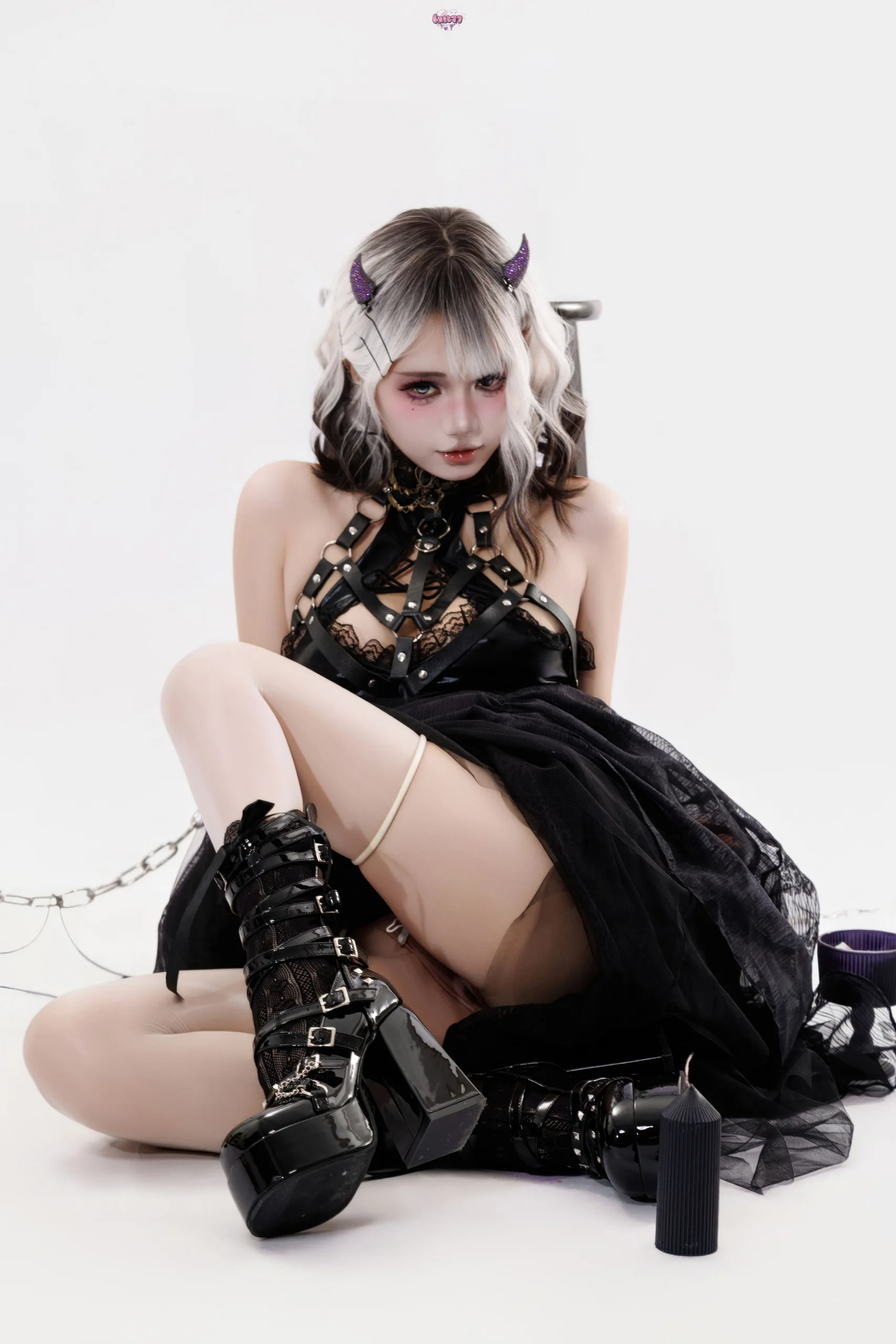柒柒要乖哦 魔女盛宴 - 第71张写真大图