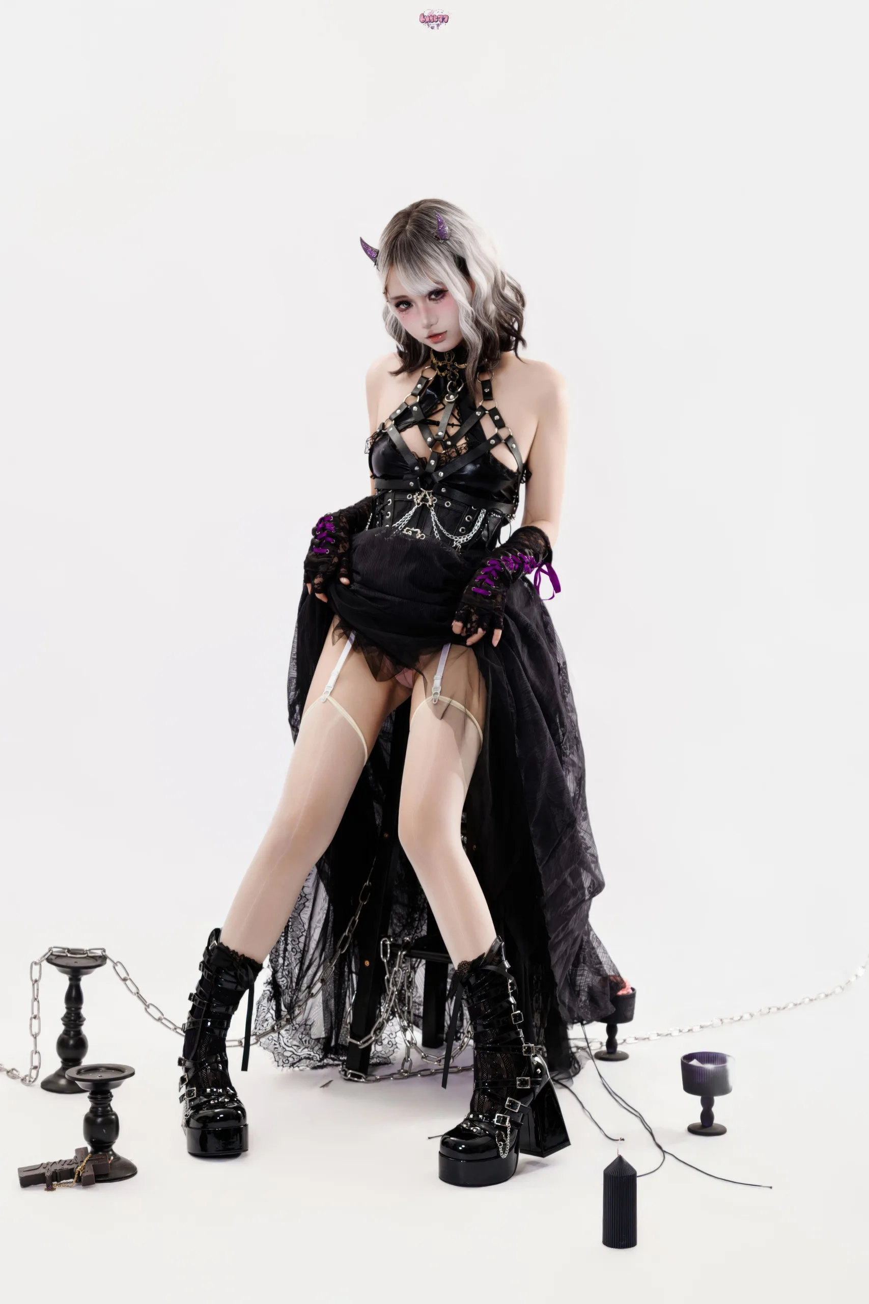 柒柒要乖哦 魔女盛宴 - 第80张写真大图