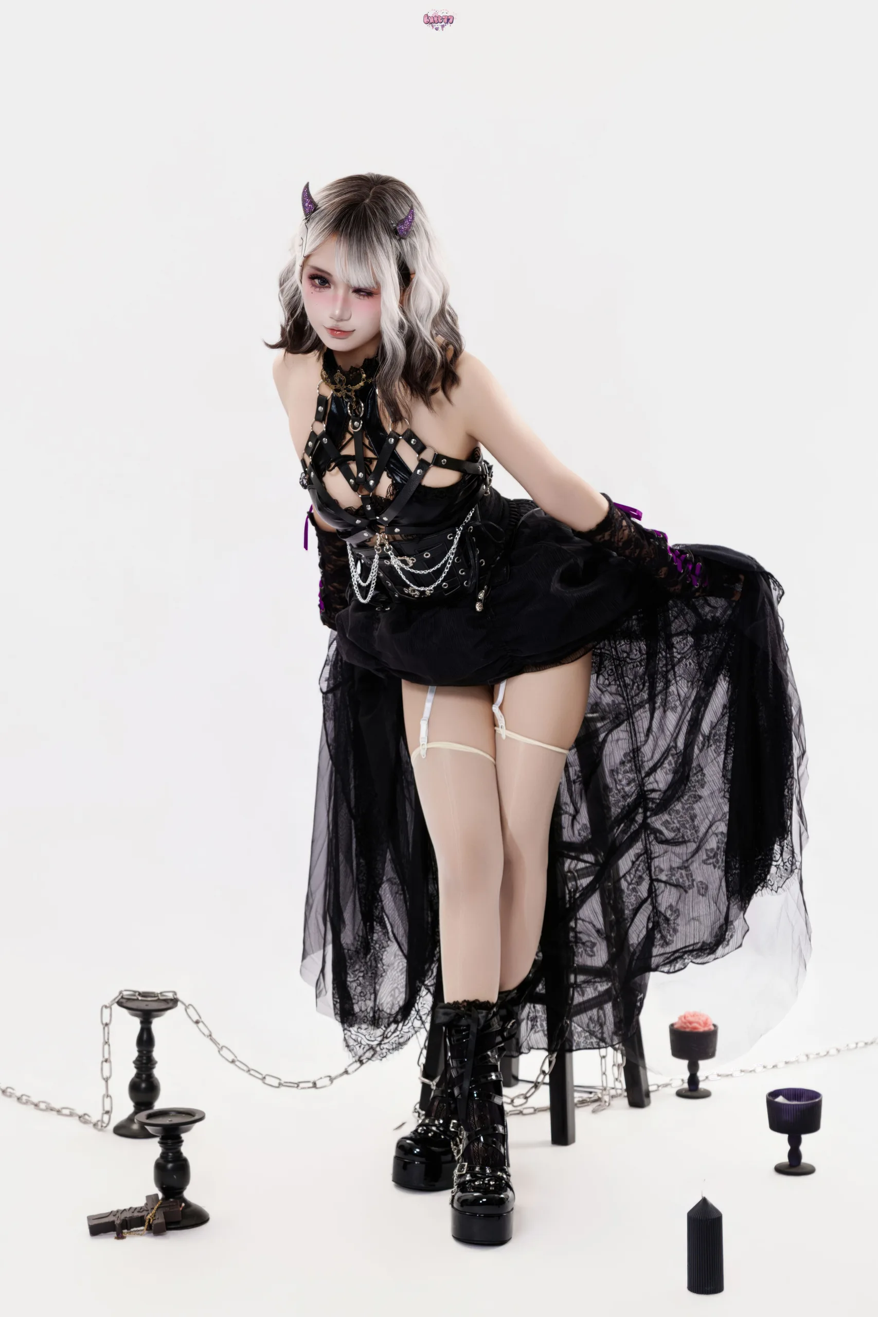 柒柒要乖哦 魔女盛宴 - 第89张写真大图