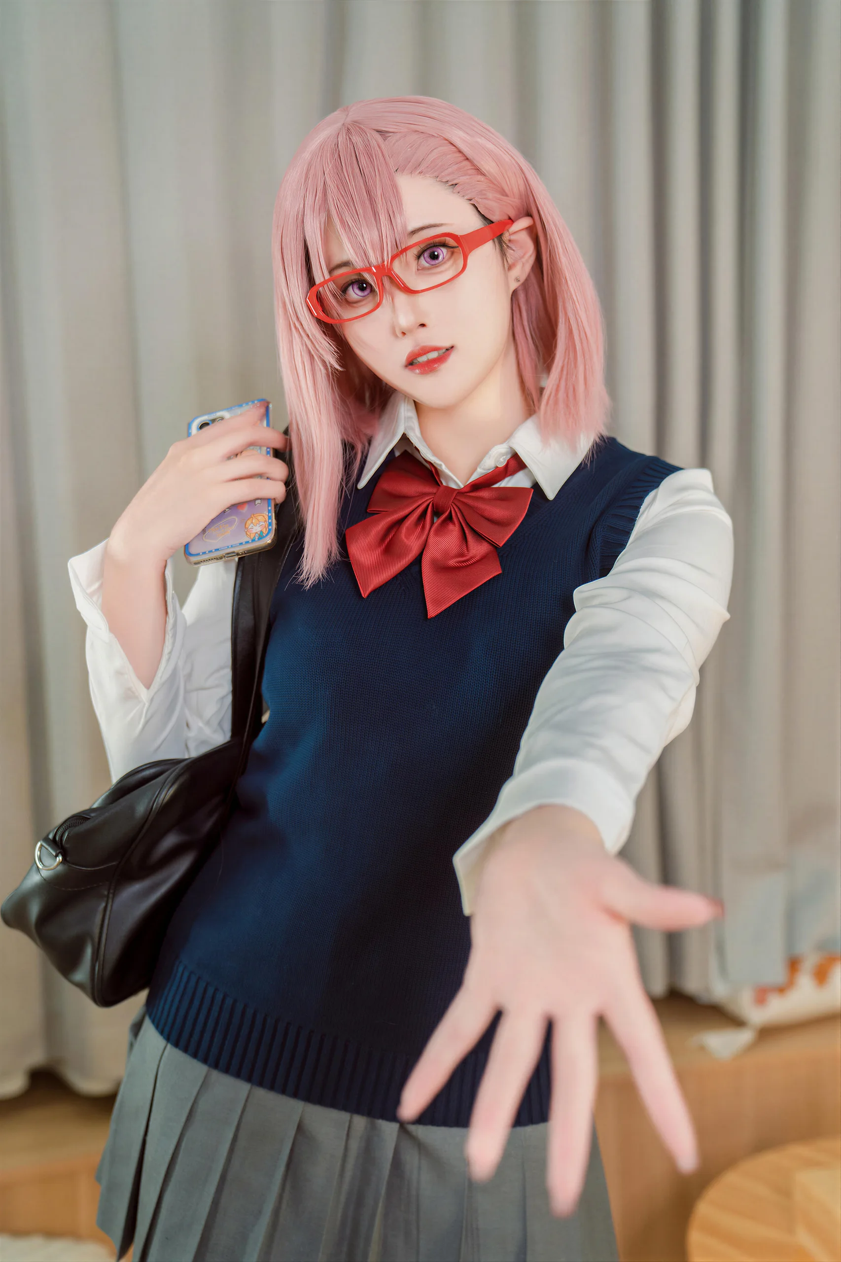 Natsuko夏夏子 2 5次元的诱惑 天乃莉莉纱校服25P 104 1M - 第20张写真大图