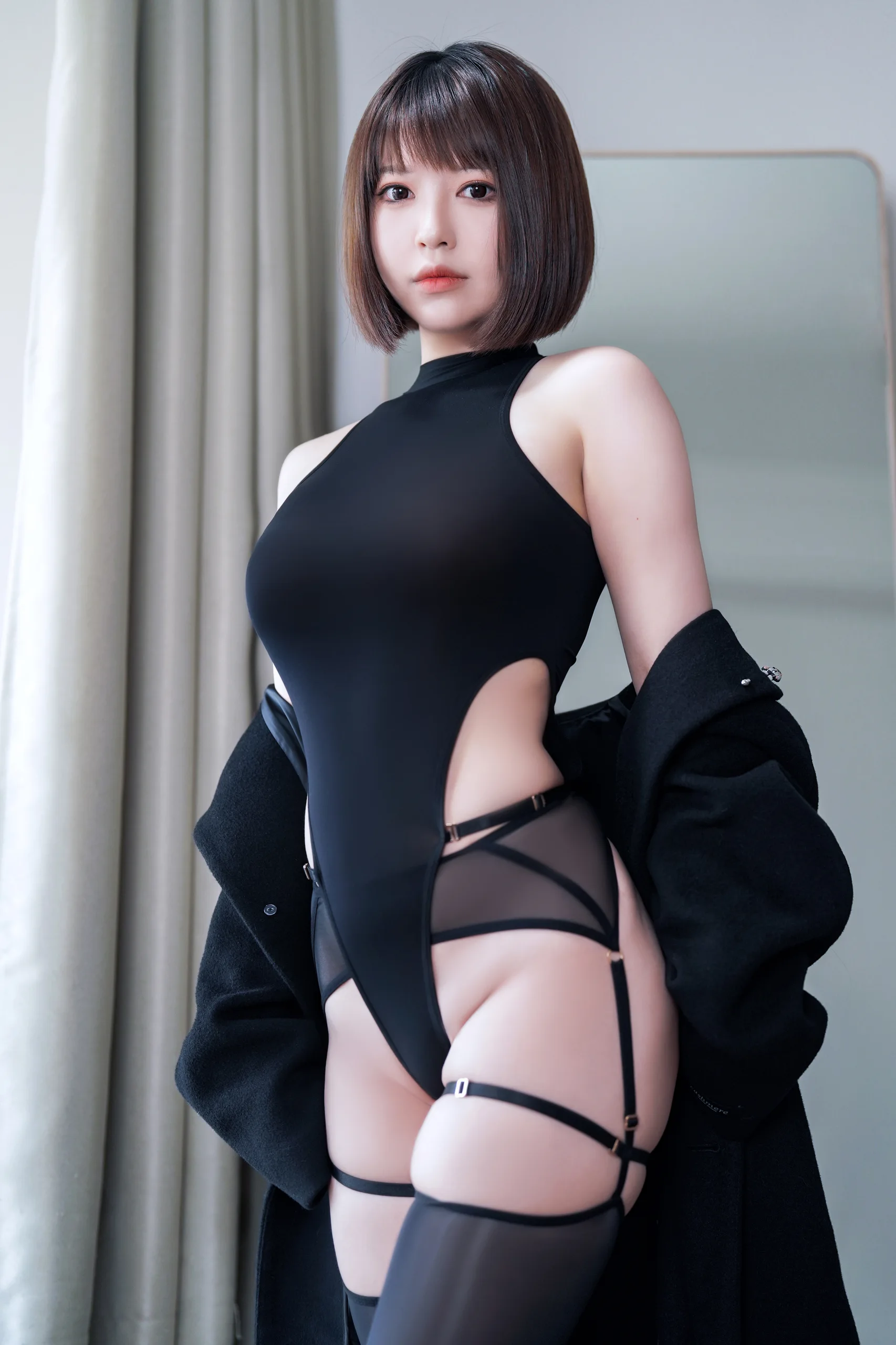 半半子 今日は黑 Vol.3 20P - 第7张写真大图