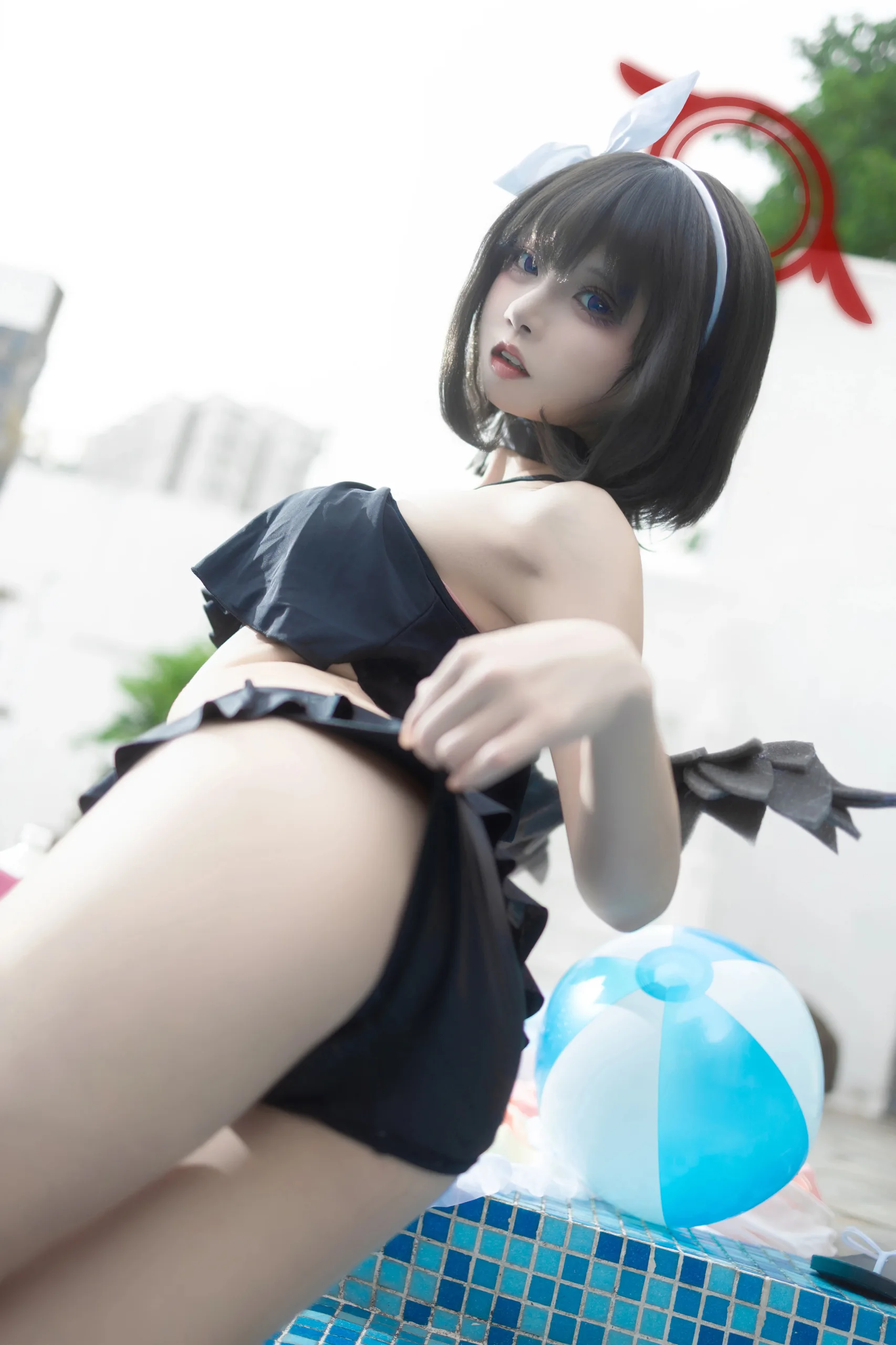 纸悦Etsu_ko 蔚蓝档案 静山真白泳装 - 第16张写真大图