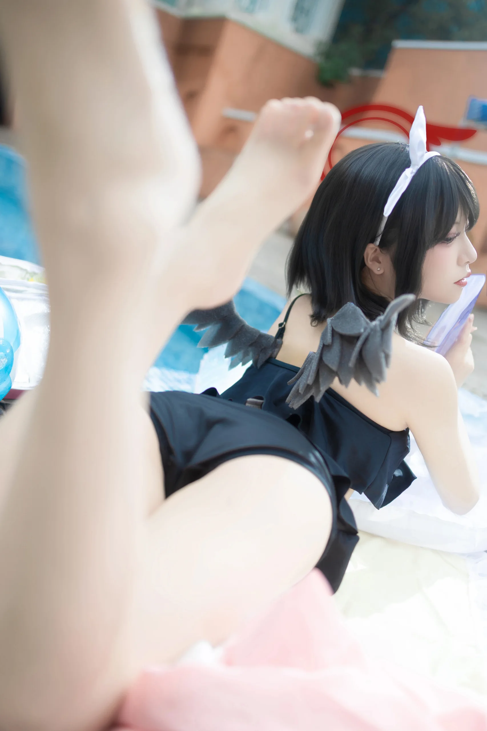 纸悦Etsu_ko 蔚蓝档案 静山真白泳装 - 第19张写真大图