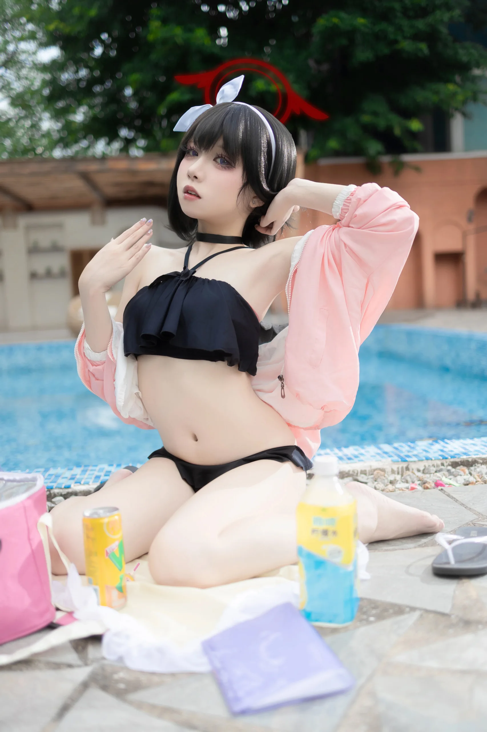 纸悦Etsu_ko 蔚蓝档案 静山真白泳装 - 第26张写真大图