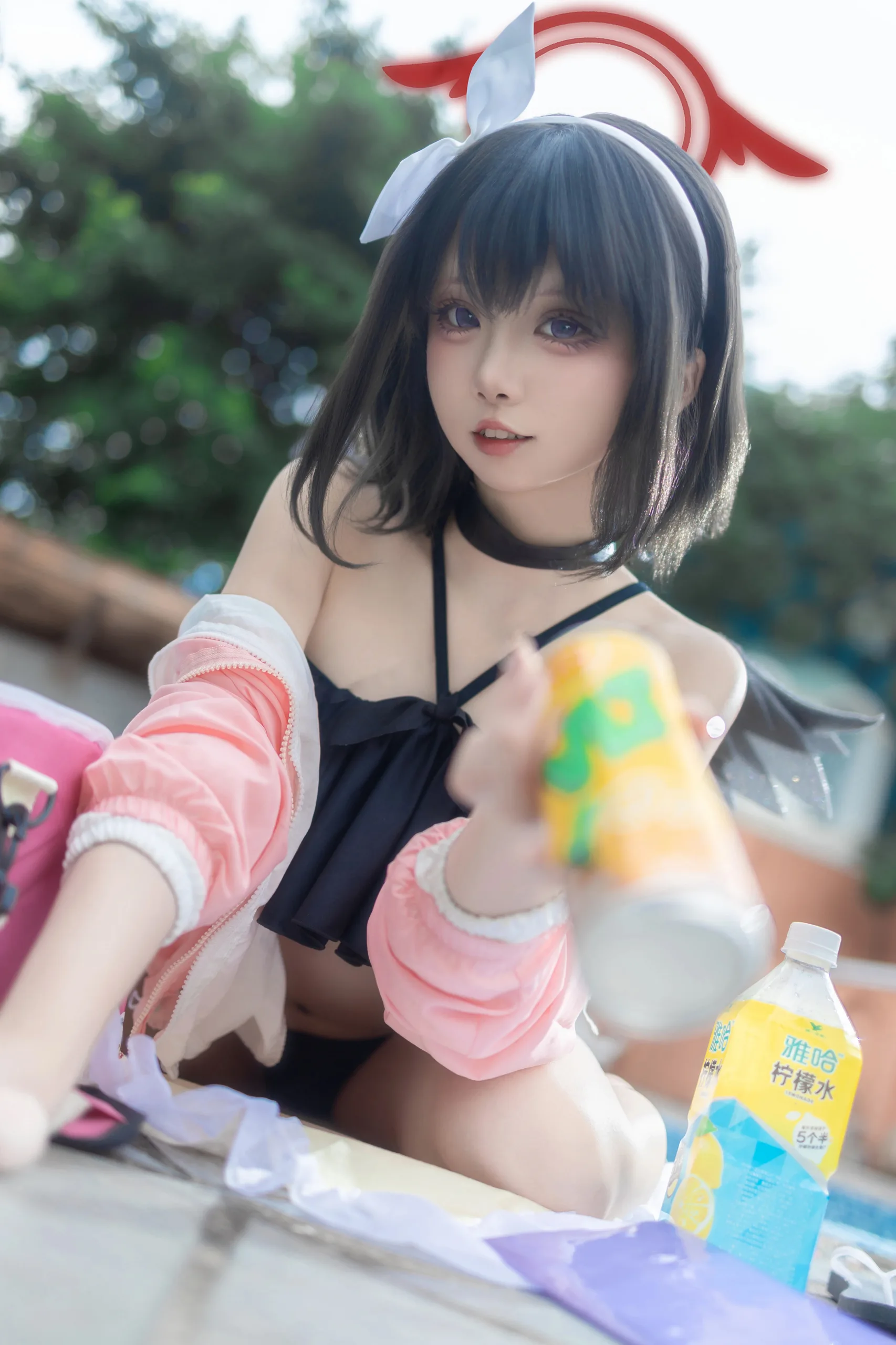 纸悦Etsu_ko 蔚蓝档案 静山真白泳装 - 第3张写真大图