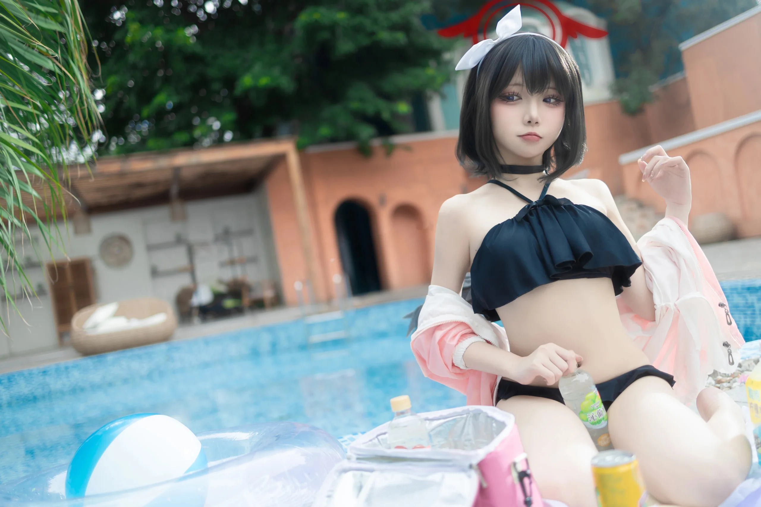 纸悦Etsu_ko 蔚蓝档案 静山真白泳装 - 第6张写真大图