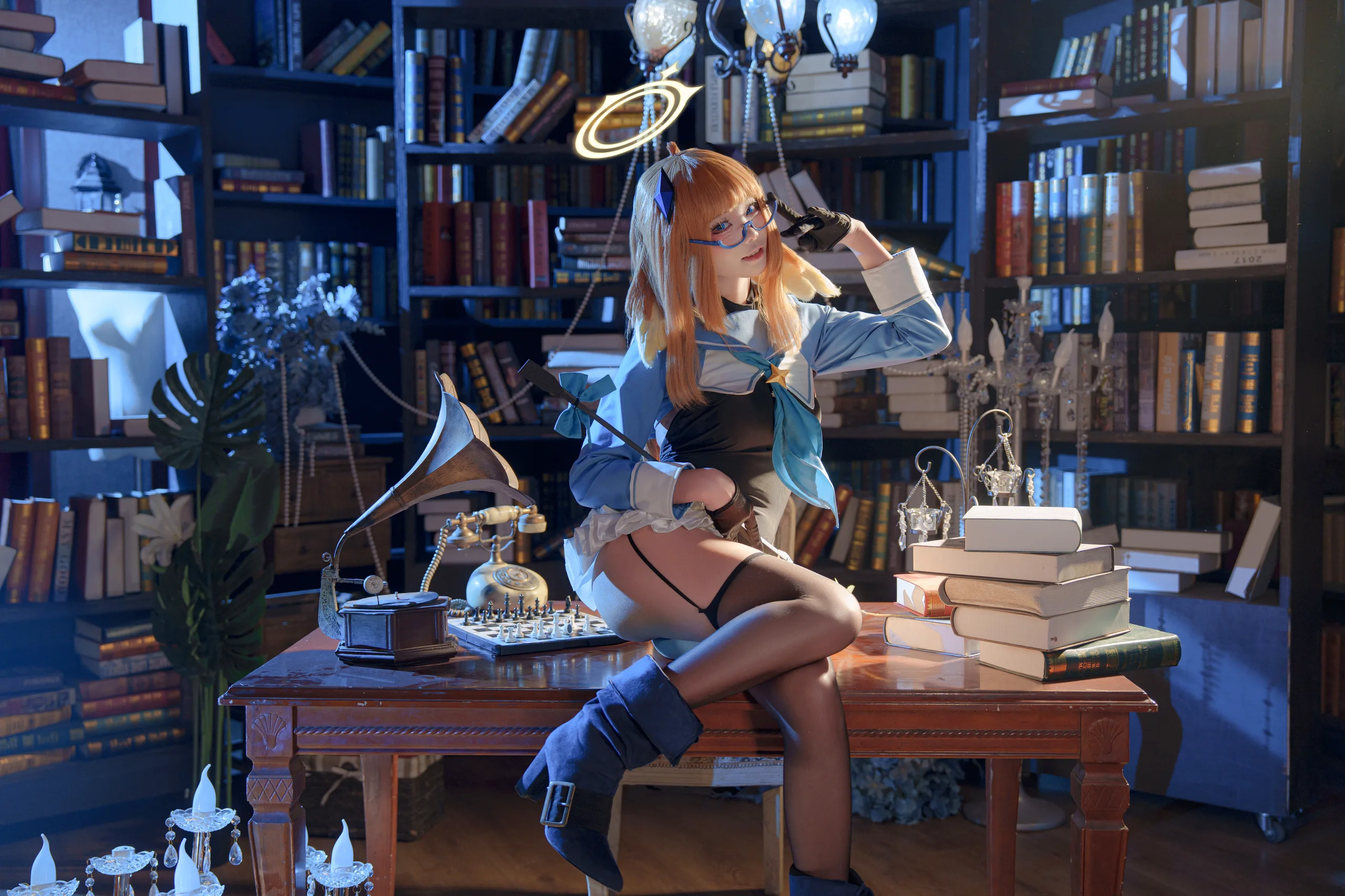 艾西Aiwest 蔚蓝档案 志美子 - 第2张写真大图