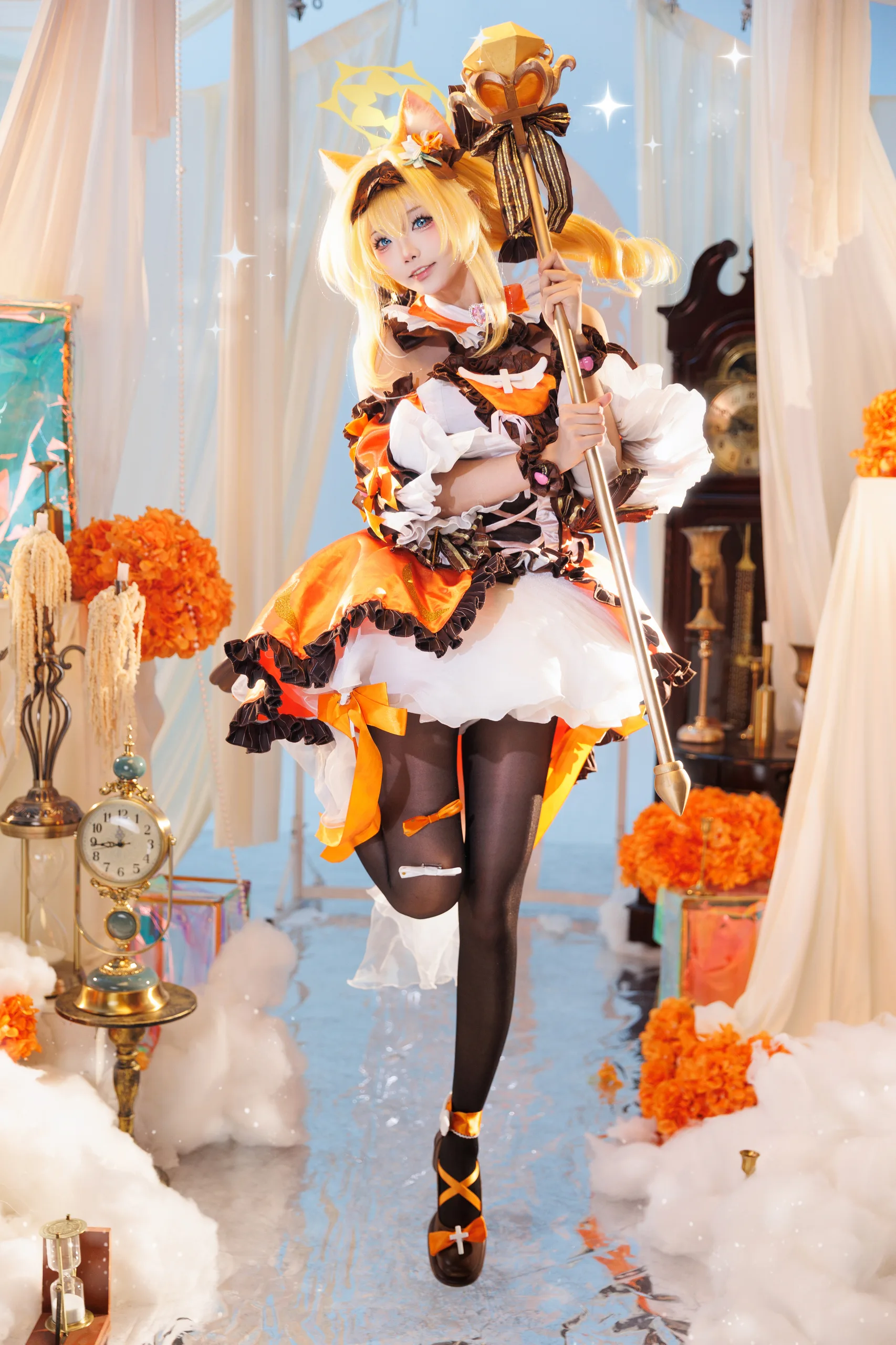 艾西Aiwest 蔚蓝档案伊落玛丽 魔法少女 - 第1张写真大图