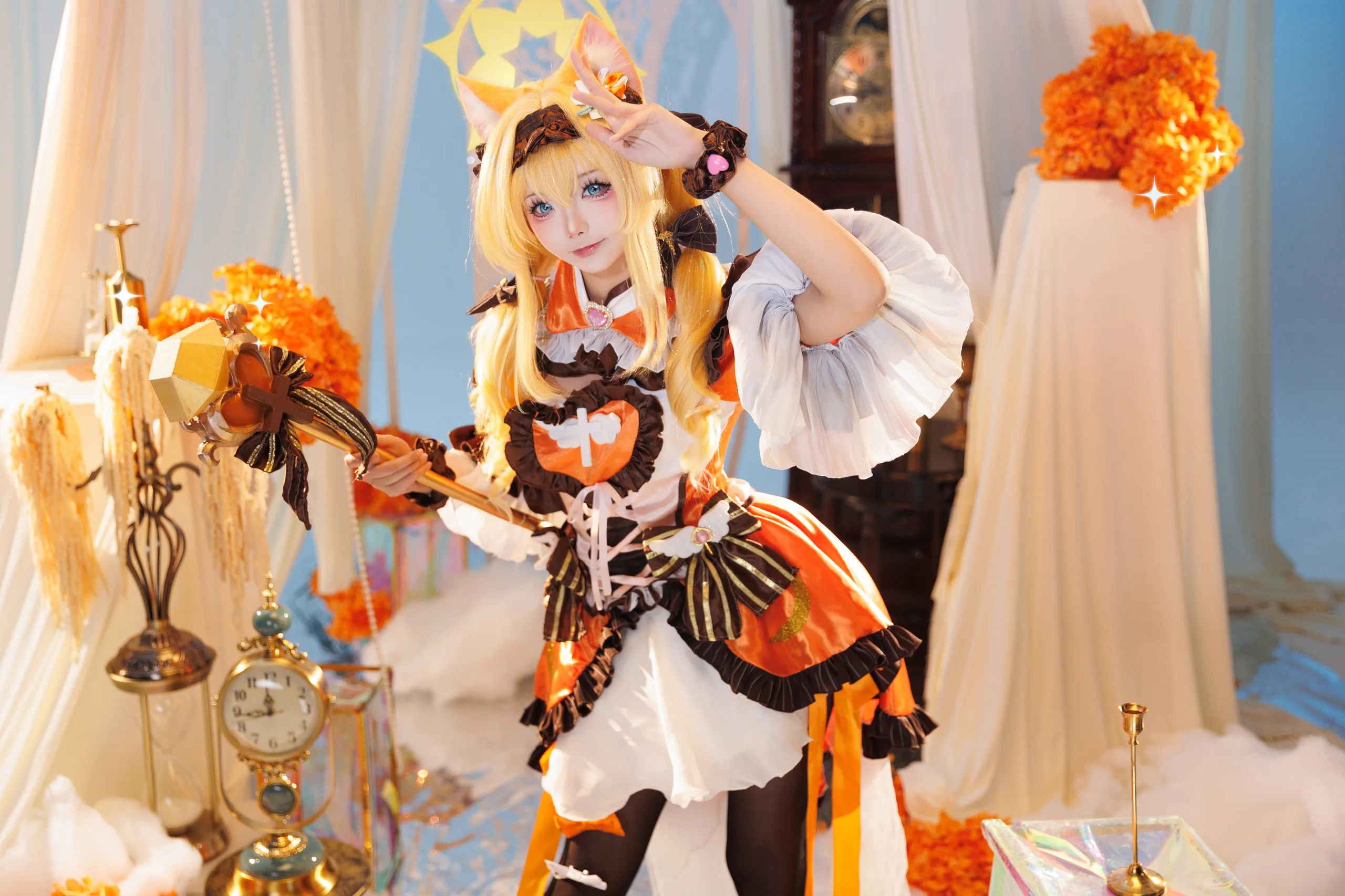 艾西Aiwest 蔚蓝档案伊落玛丽 魔法少女 - 第18张写真大图