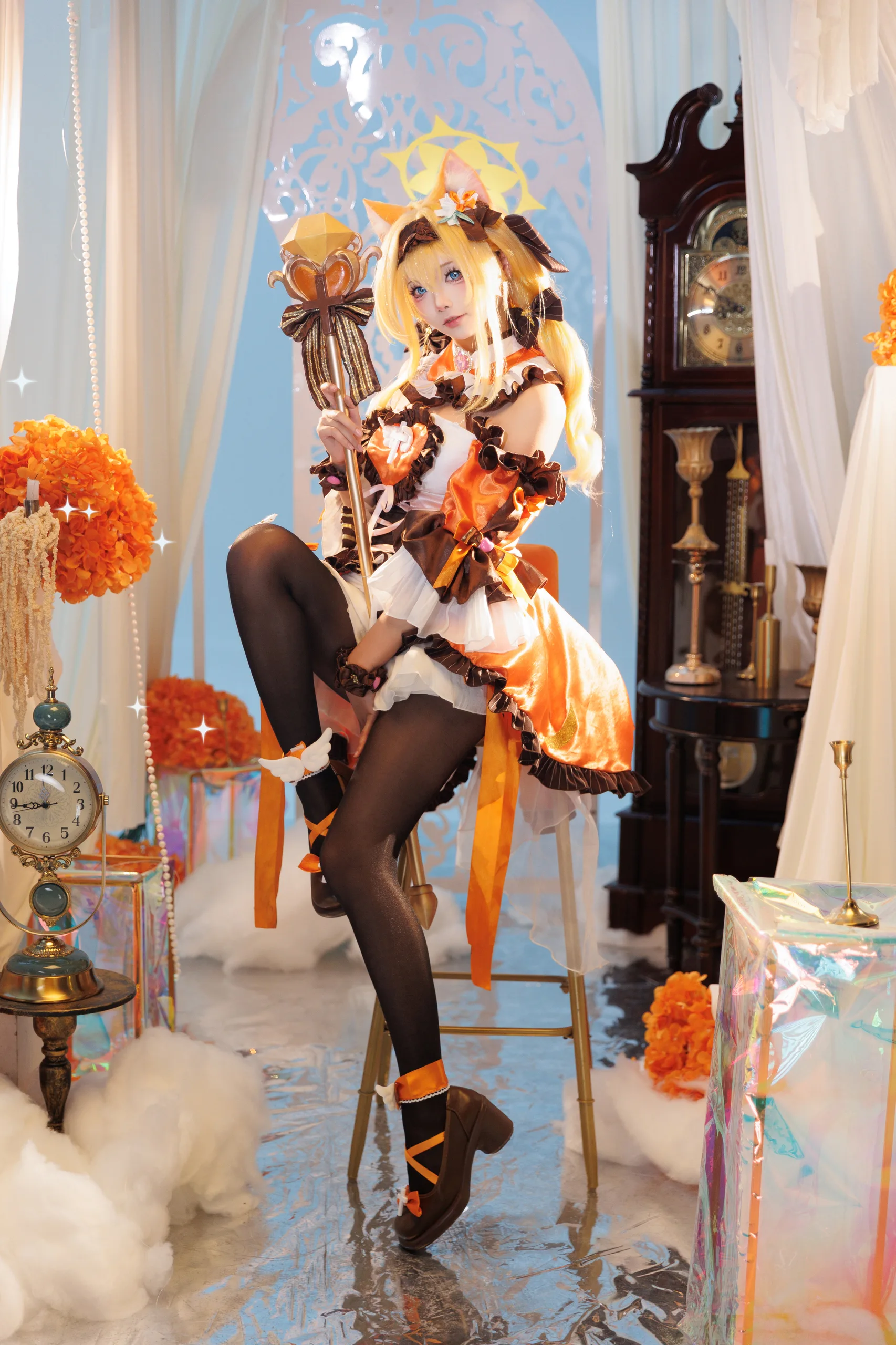 艾西Aiwest 蔚蓝档案伊落玛丽 魔法少女 - 第21张写真大图