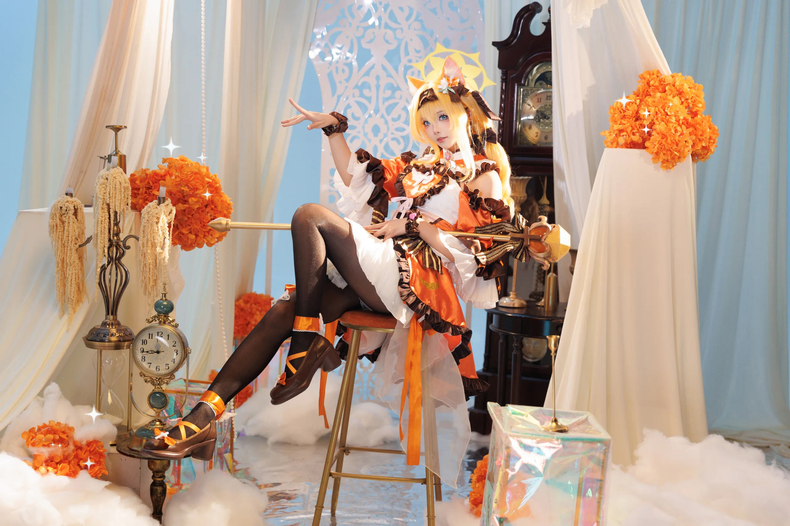艾西Aiwest 蔚蓝档案伊落玛丽 魔法少女 - 第24张写真大图
