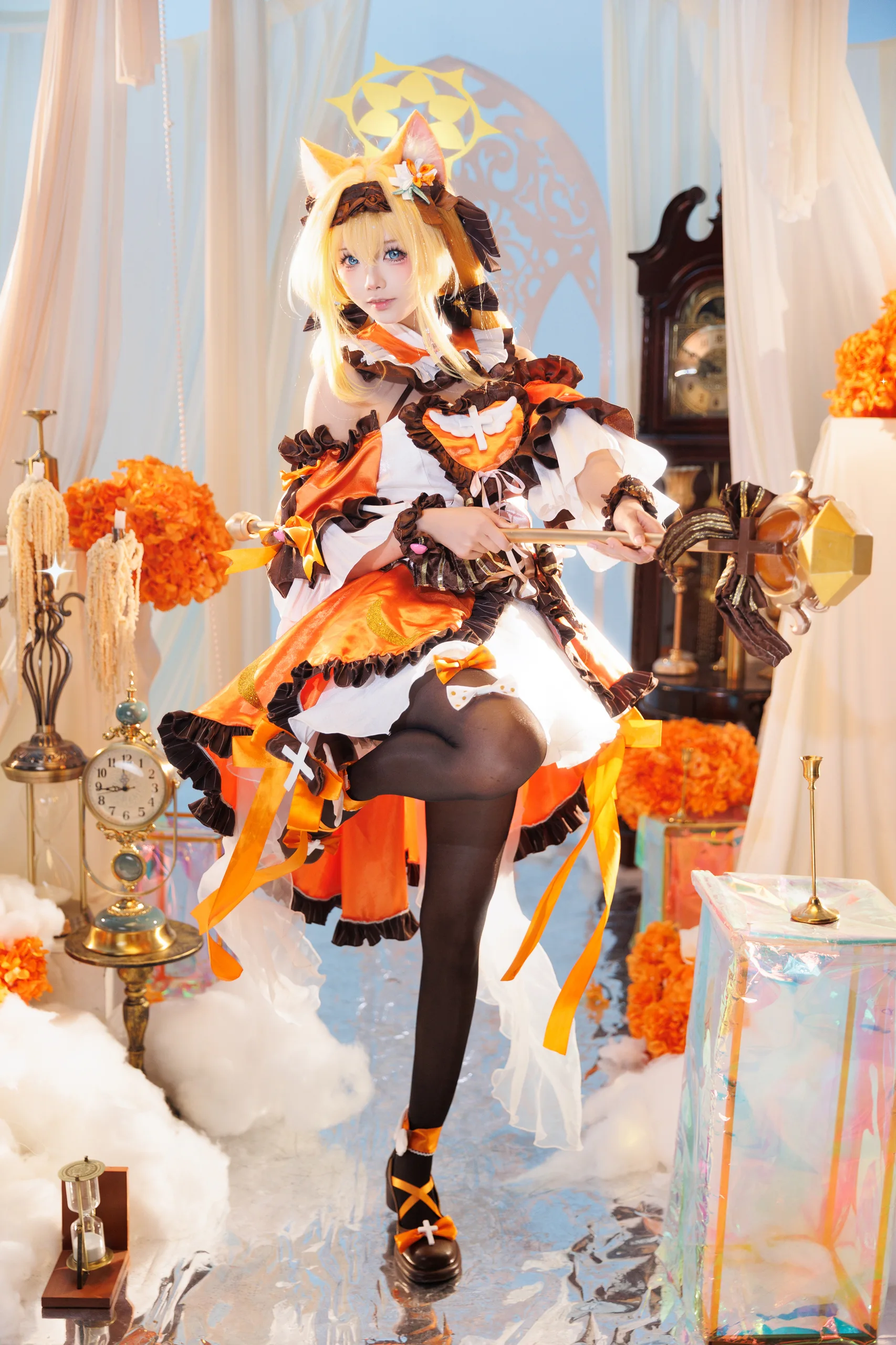 艾西Aiwest 蔚蓝档案伊落玛丽 魔法少女 - 第3张写真大图