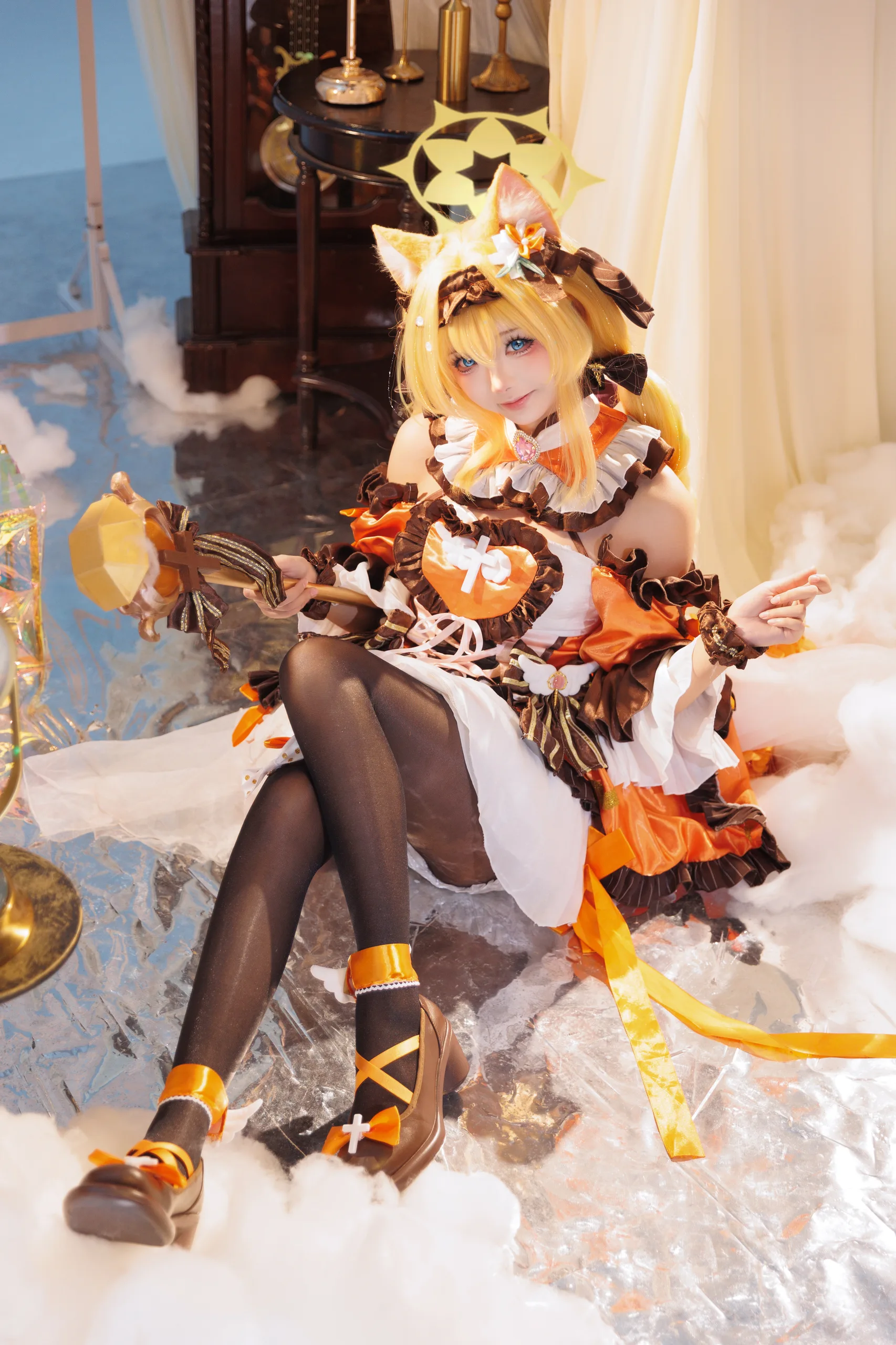 艾西Aiwest 蔚蓝档案伊落玛丽 魔法少女 - 第35张写真大图