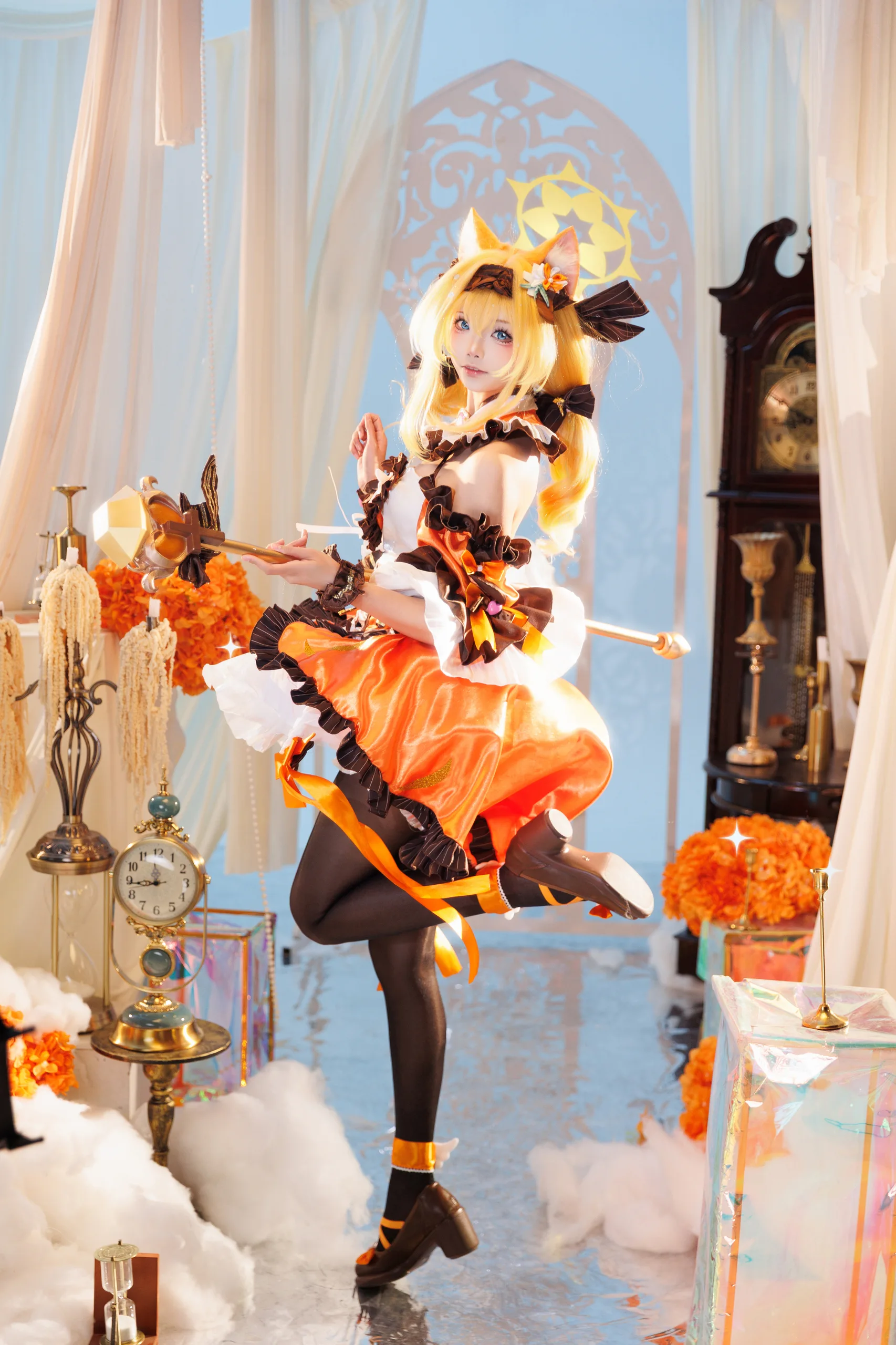 艾西Aiwest 蔚蓝档案伊落玛丽 魔法少女 - 第5张写真大图