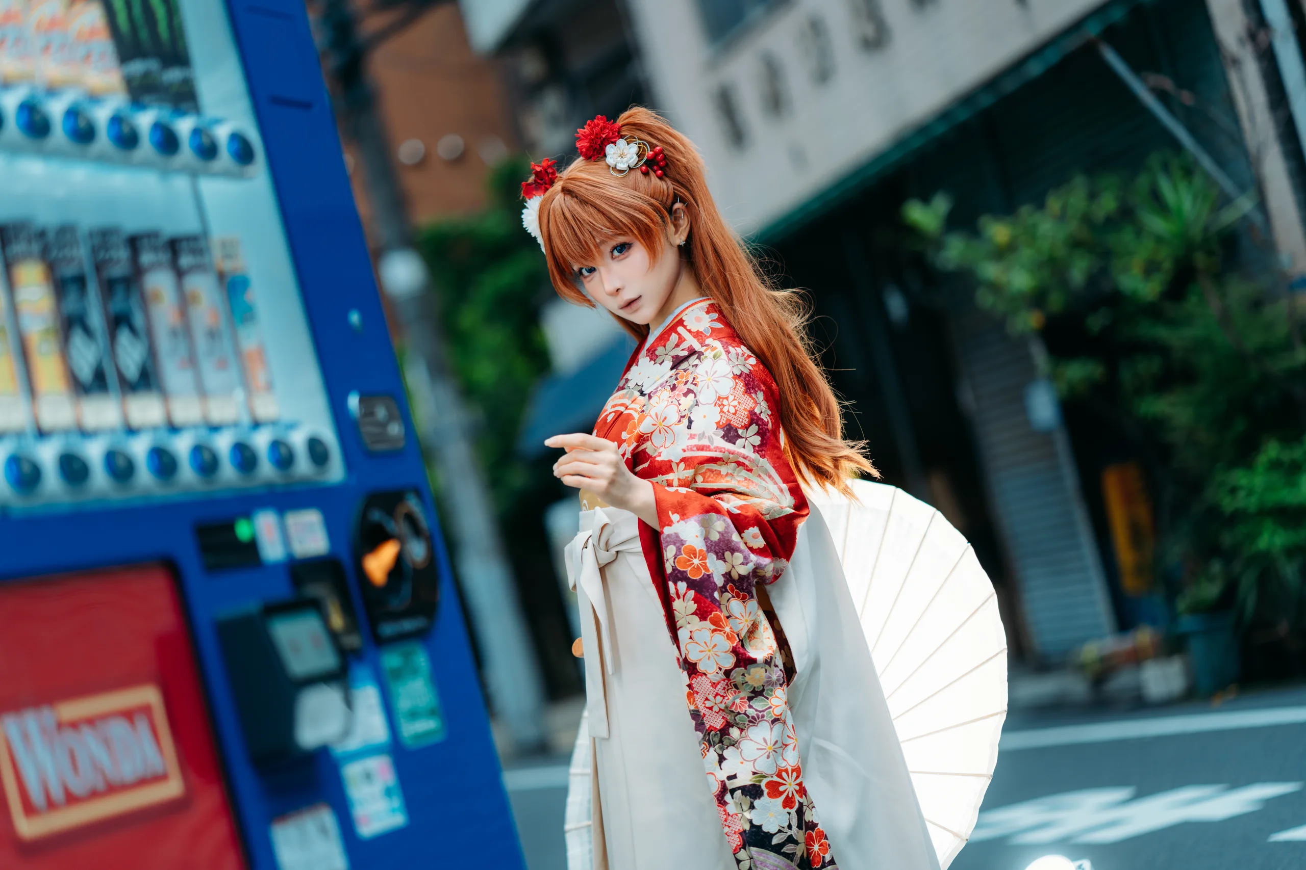 蠢沫沫 EVA明日香和服 - 第21张写真大图
