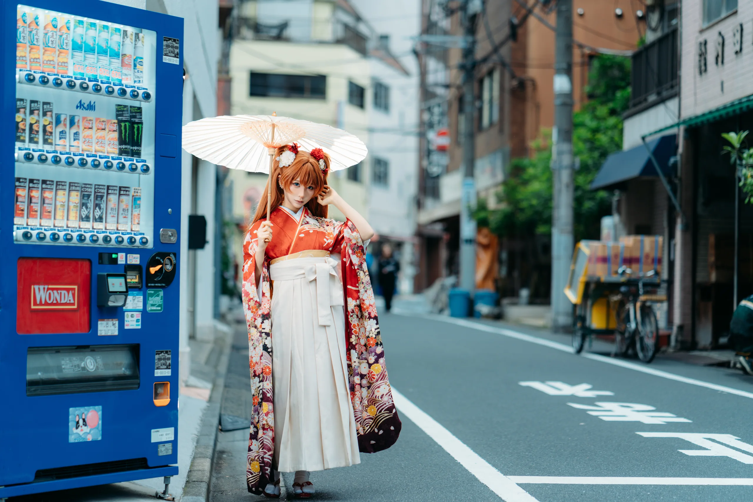 蠢沫沫 EVA明日香和服 - 第24张写真大图