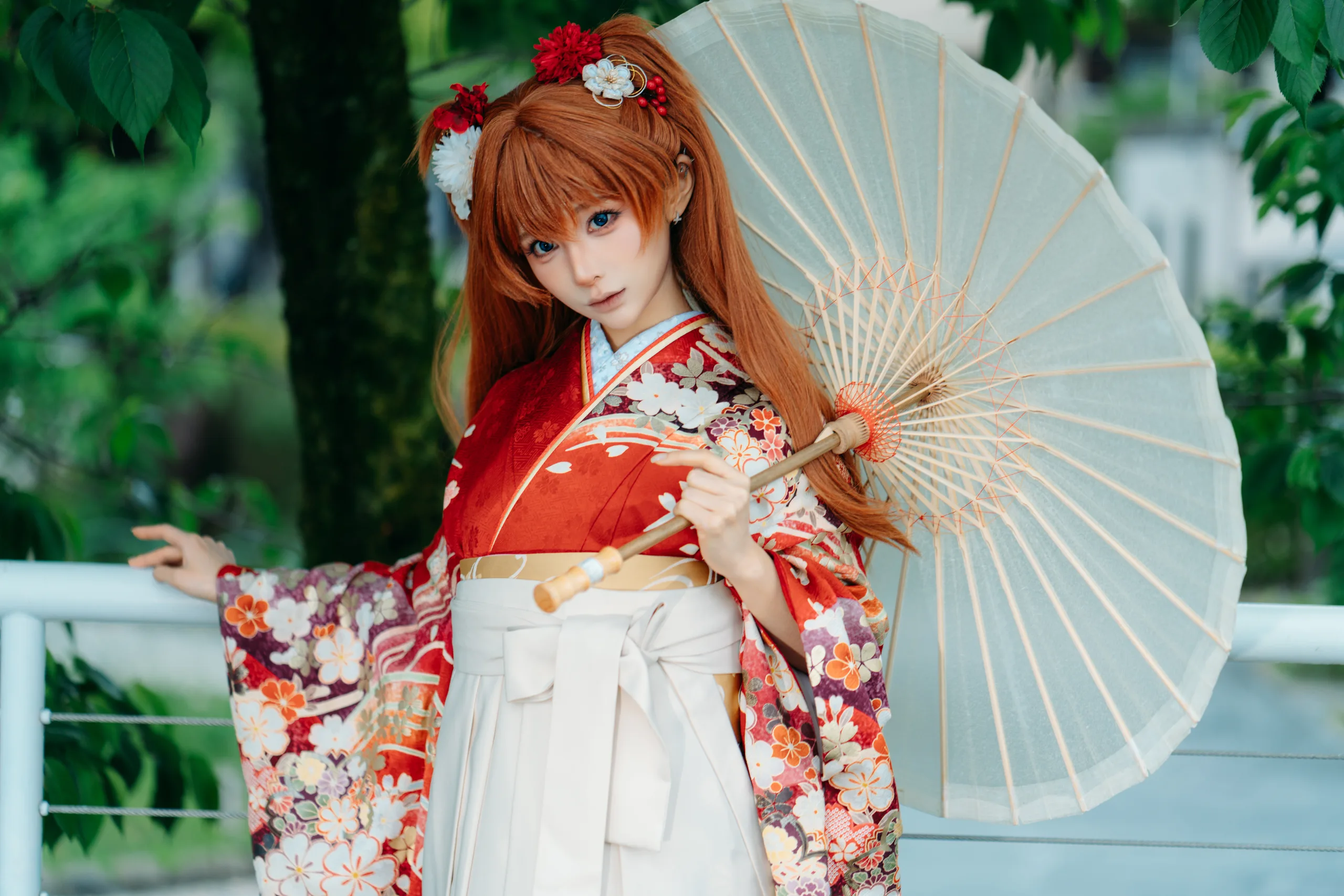 蠢沫沫 EVA明日香和服 - 第7张写真大图