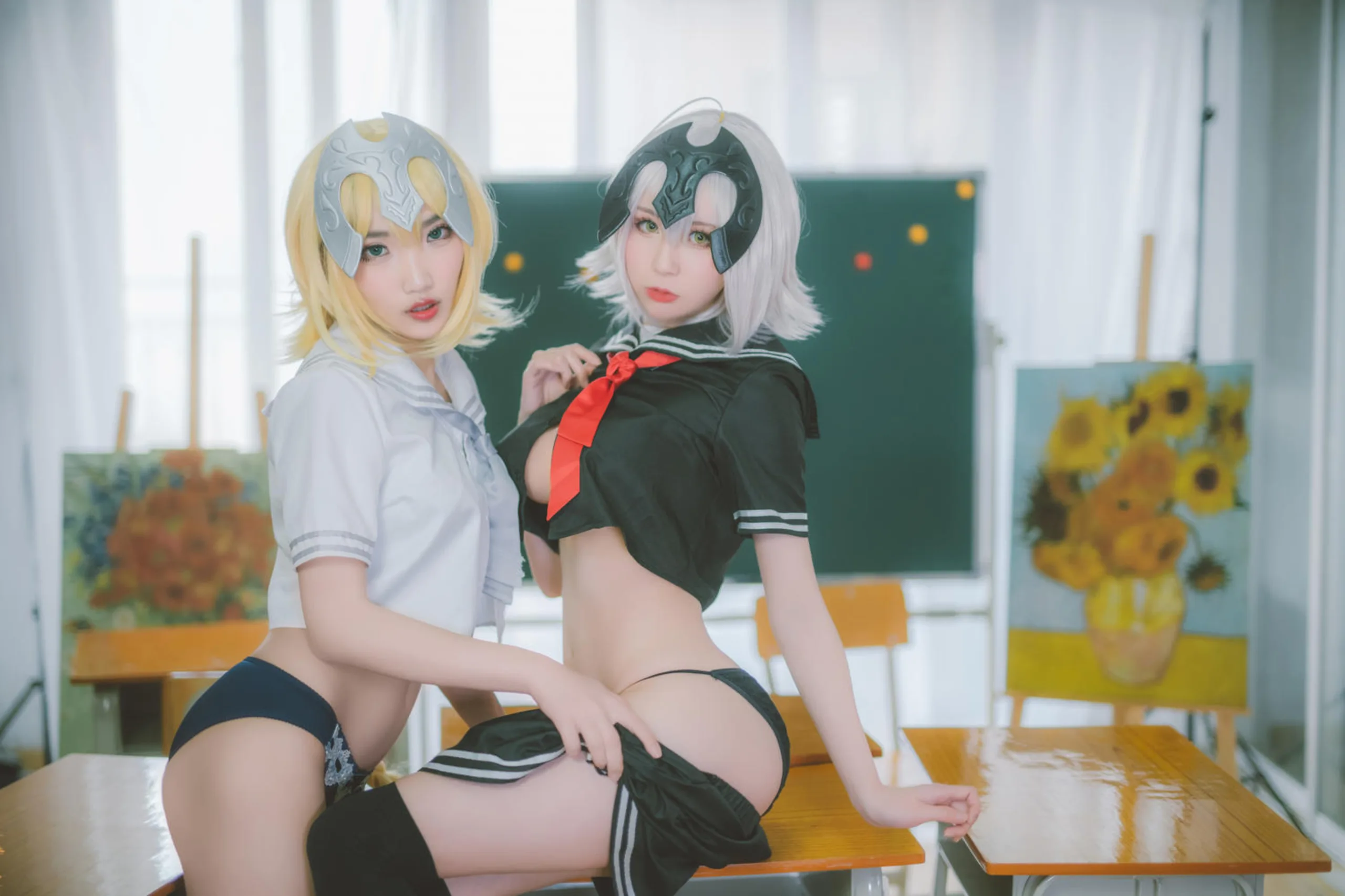 西园寺南歌 黑白贞德 JK制服 24P - 第20张写真大图