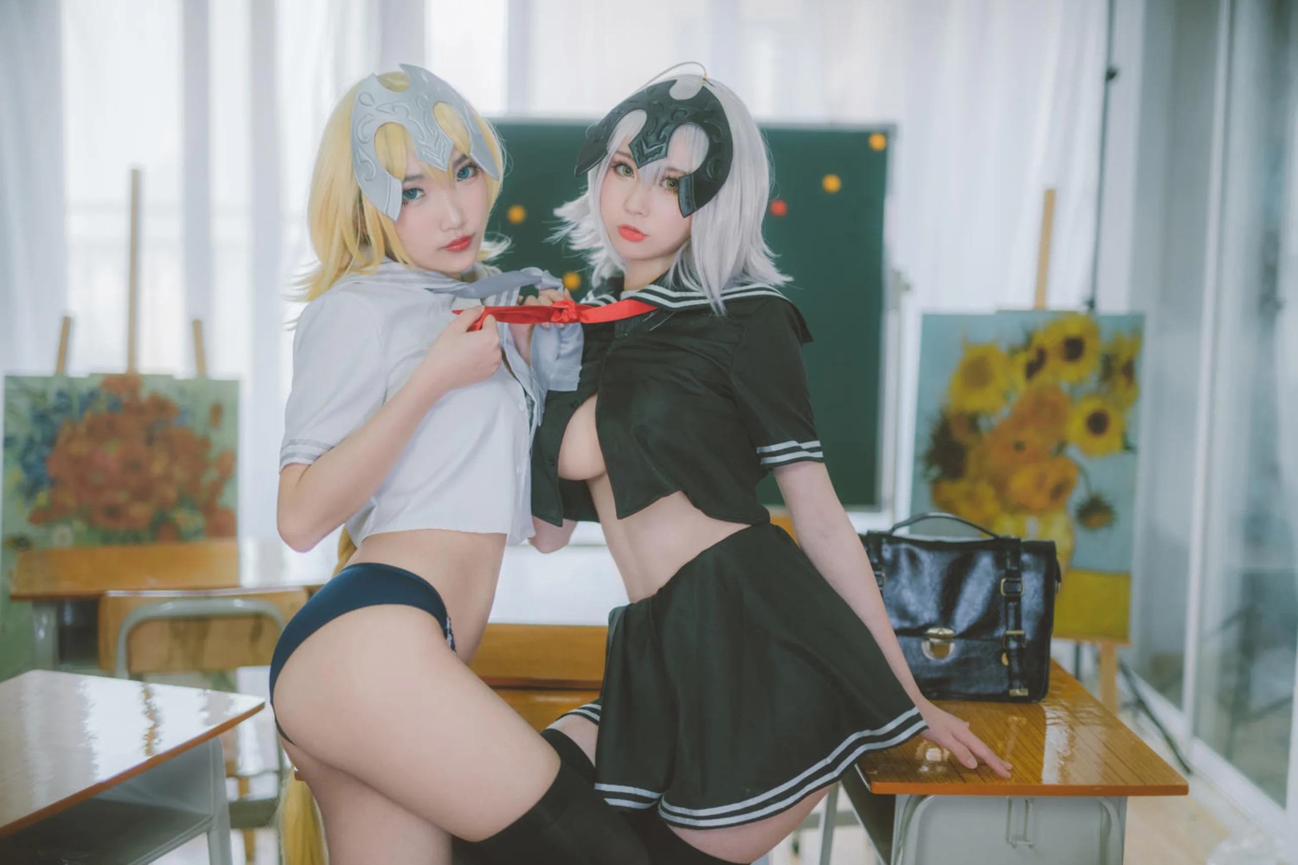 西园寺南歌 黑白贞德 JK制服 24P - 第23张写真大图