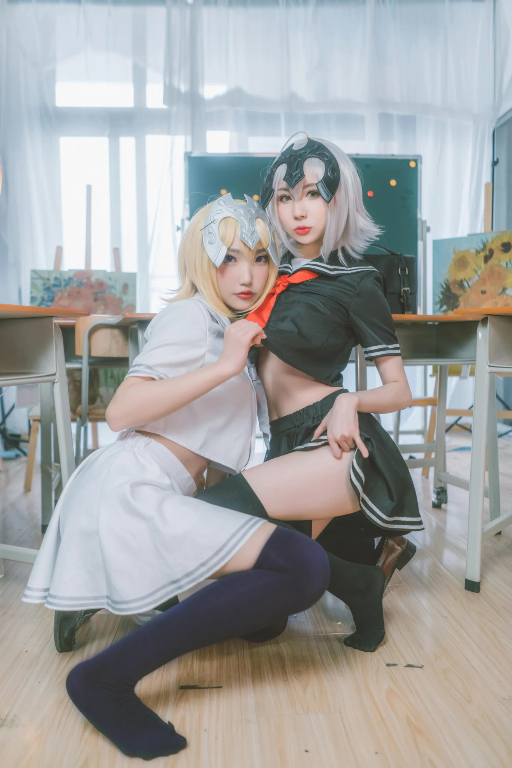 西园寺南歌 黑白贞德 JK制服 24P - 第5张写真大图