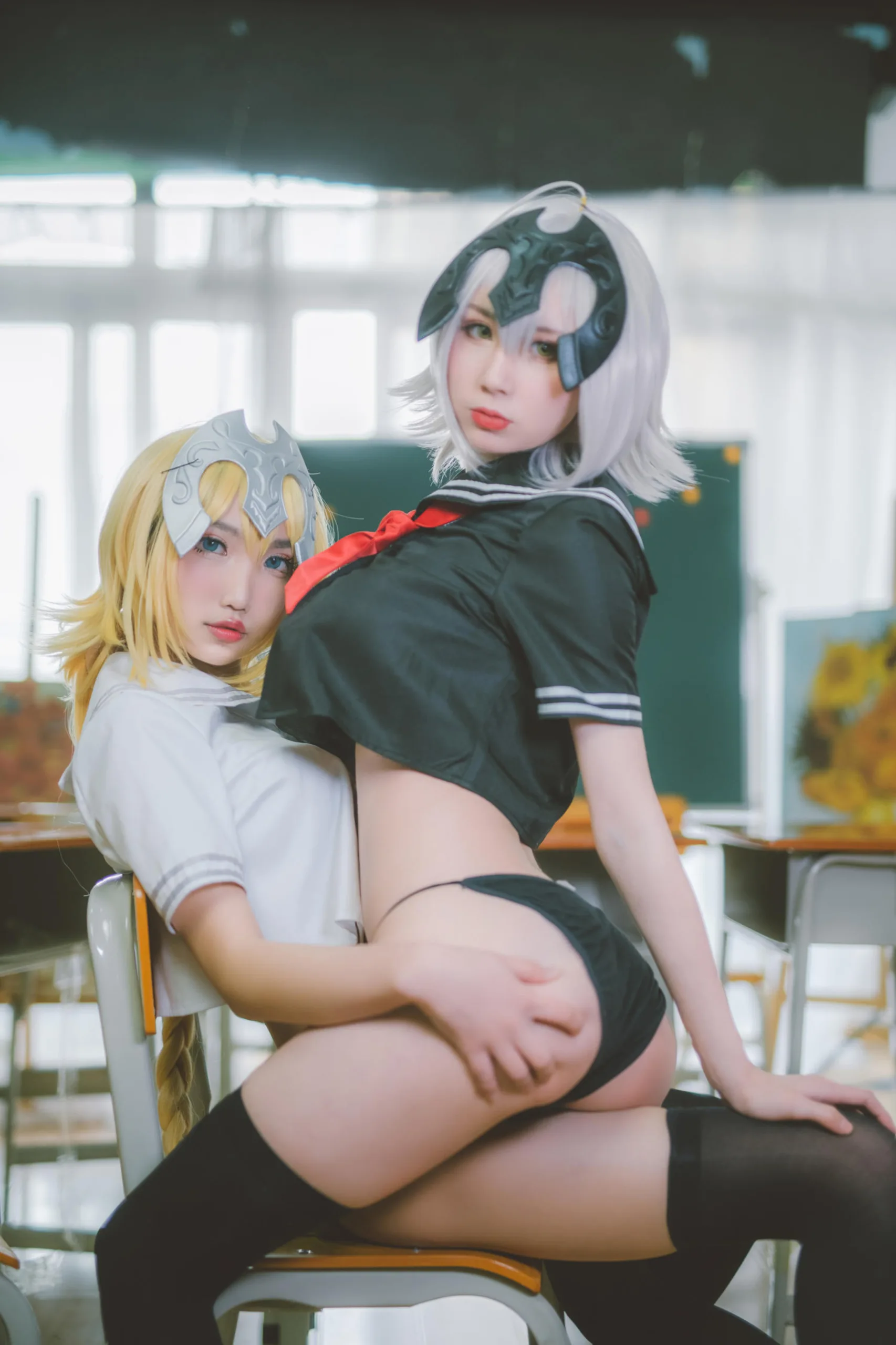 西园寺南歌 黑白贞德 JK制服 24P - 第9张写真大图