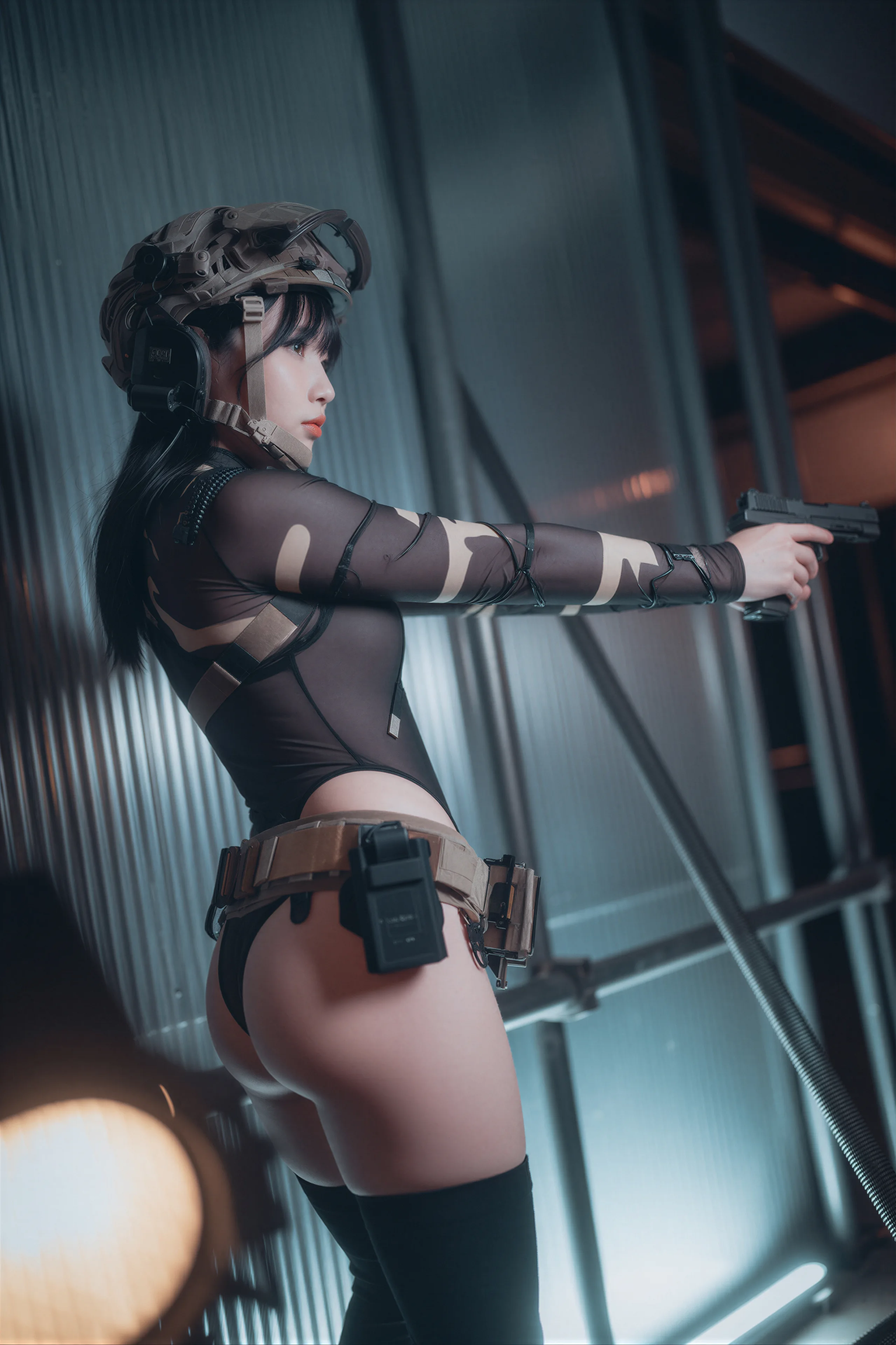 DJAWA Photo – Pia Loose and Tight Combat Green & Camo77P／588MB - 第20张写真大图