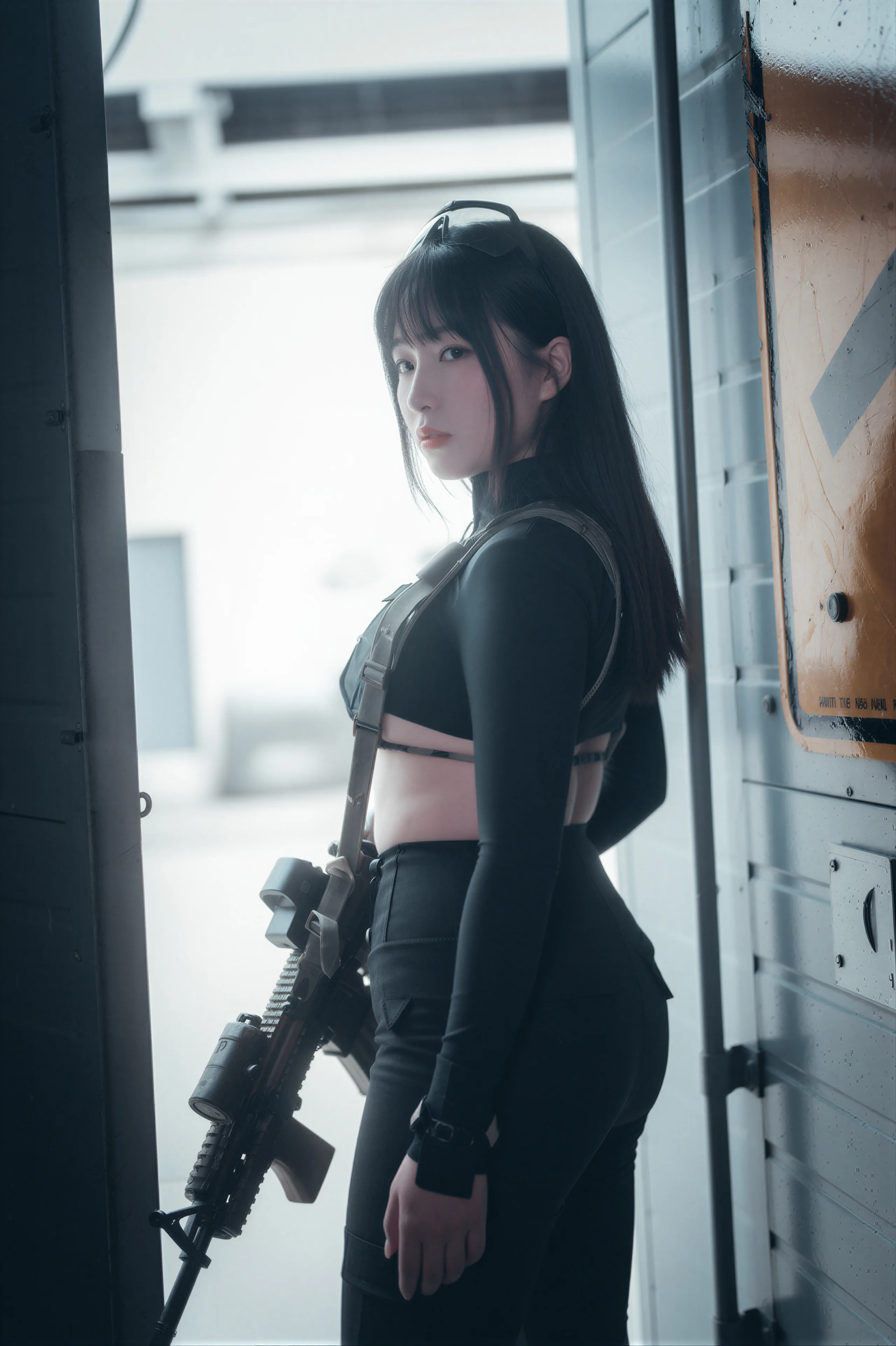 DJAWA Photo – Pia Loose and Tight Combat Green & Camo77P／588MB - 第29张写真大图