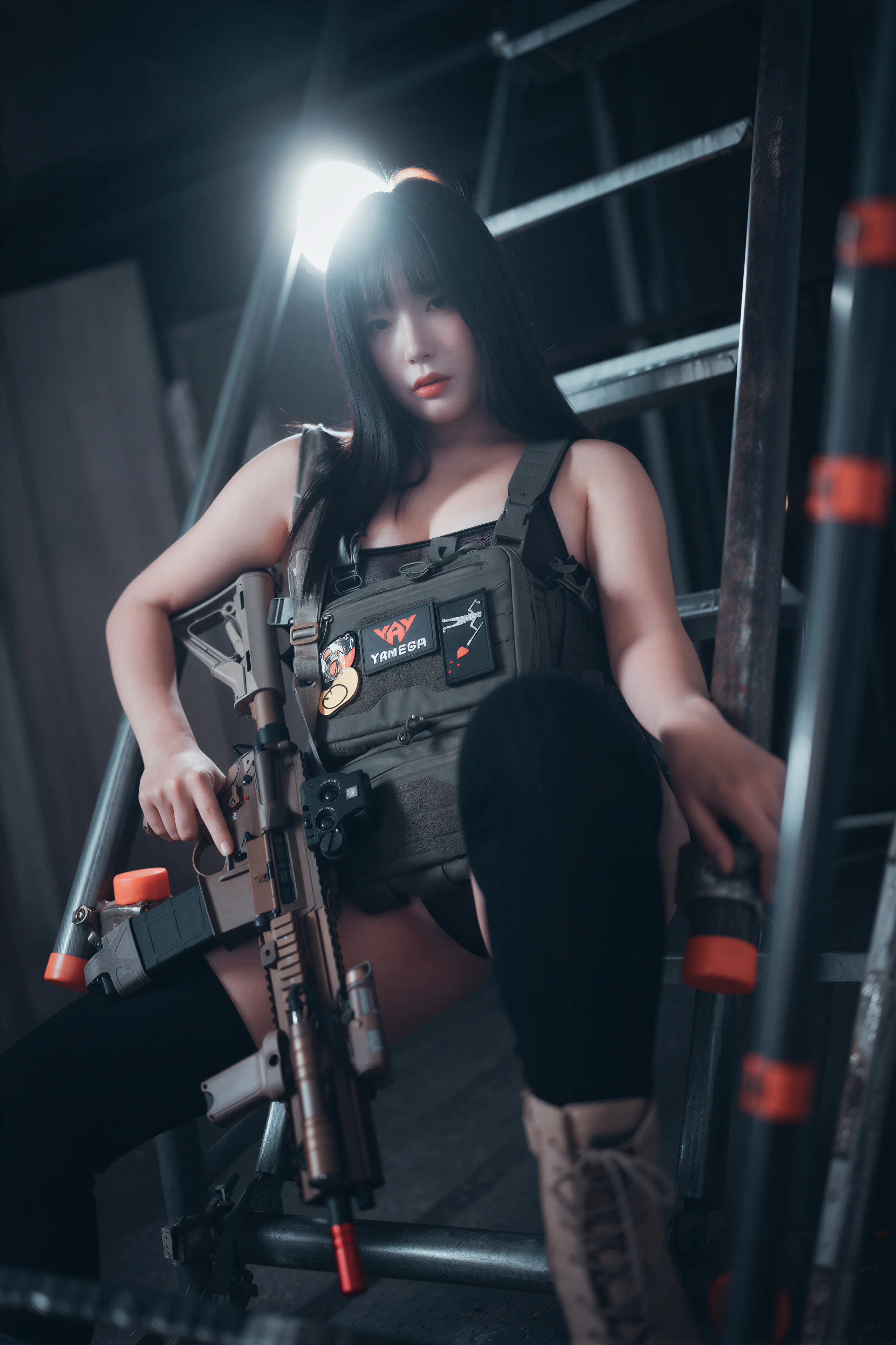 DJAWA Photo – Pia Loose and Tight Combat Green & Camo77P／588MB - 第34张写真大图