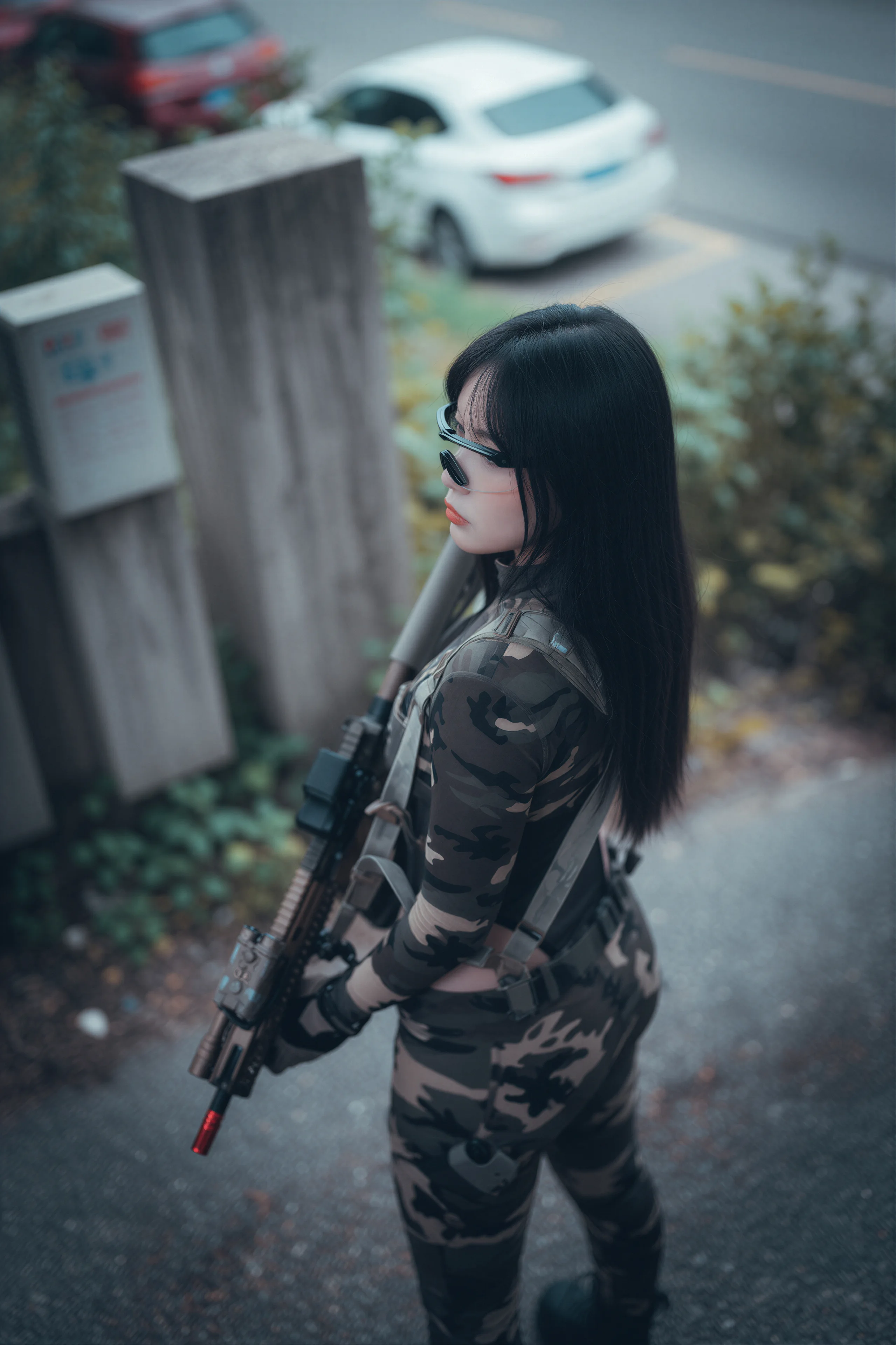 DJAWA Photo – Pia Loose and Tight Combat Green & Camo77P／588MB - 第75张写真大图