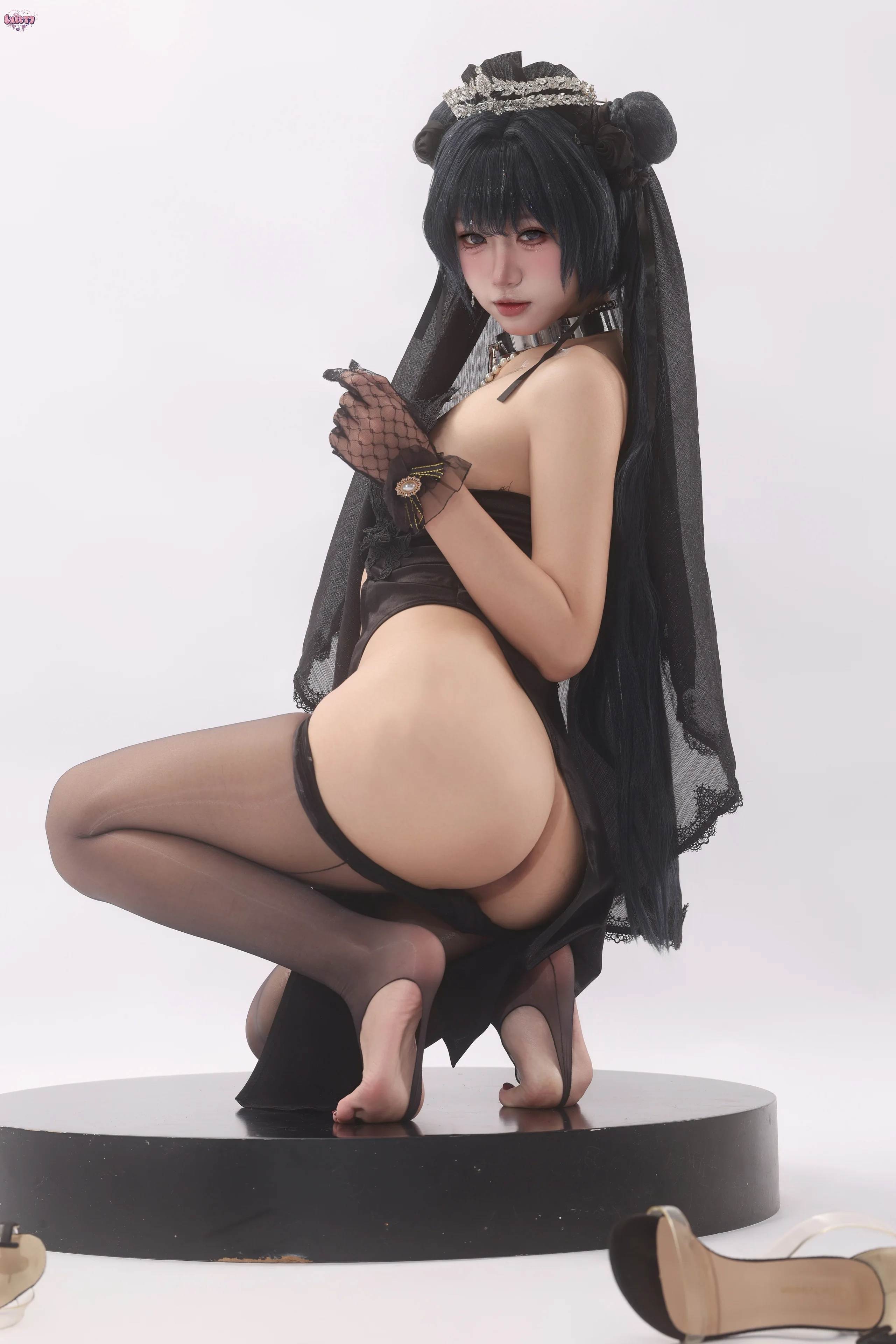 柒柒要乖哦 蔚蓝档案 龙华妃咲 花嫁 85P - 第43张写真大图