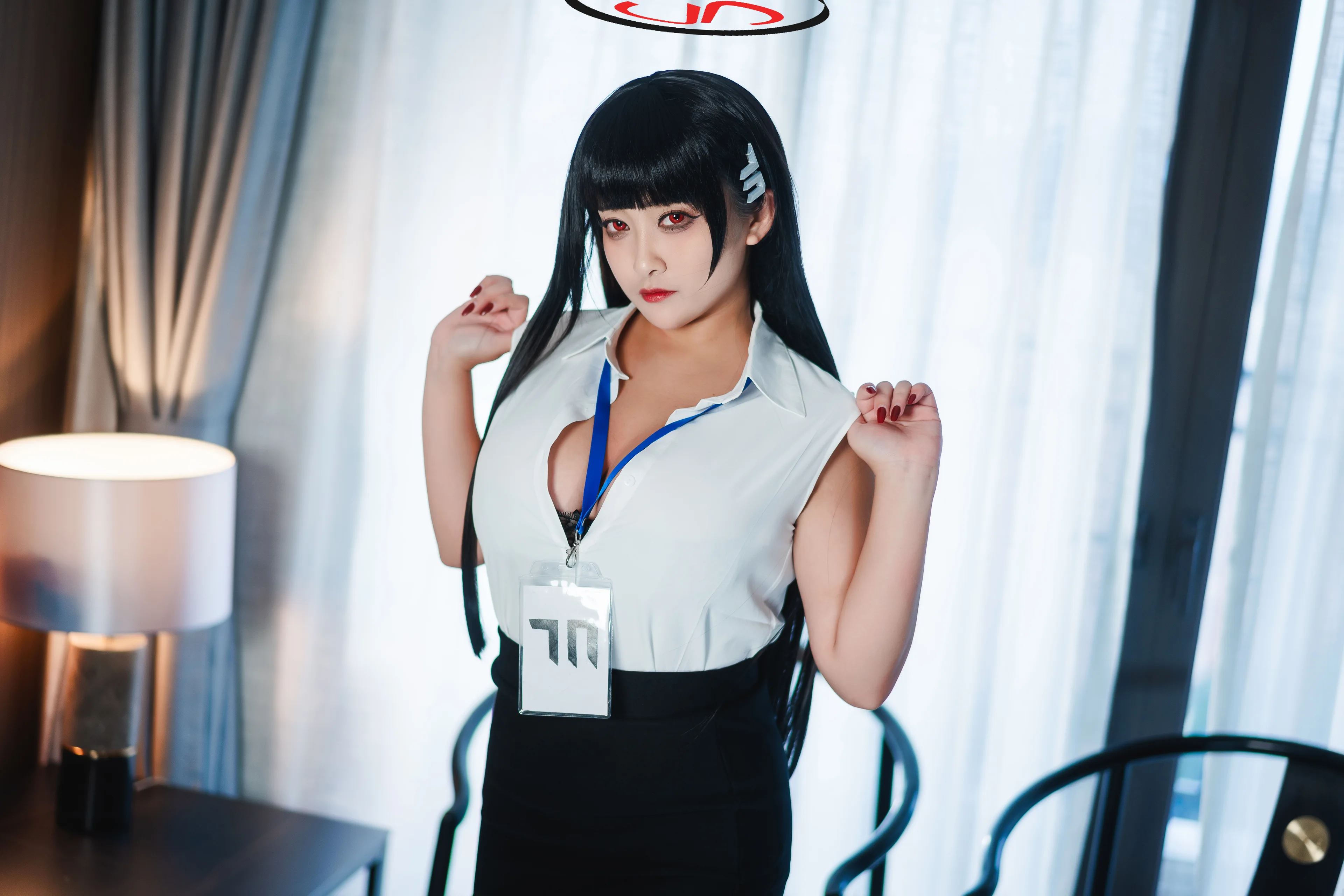 洛璃 LoLiSAMA 蔚蓝档案 调月莉音 72P - 第13张写真大图