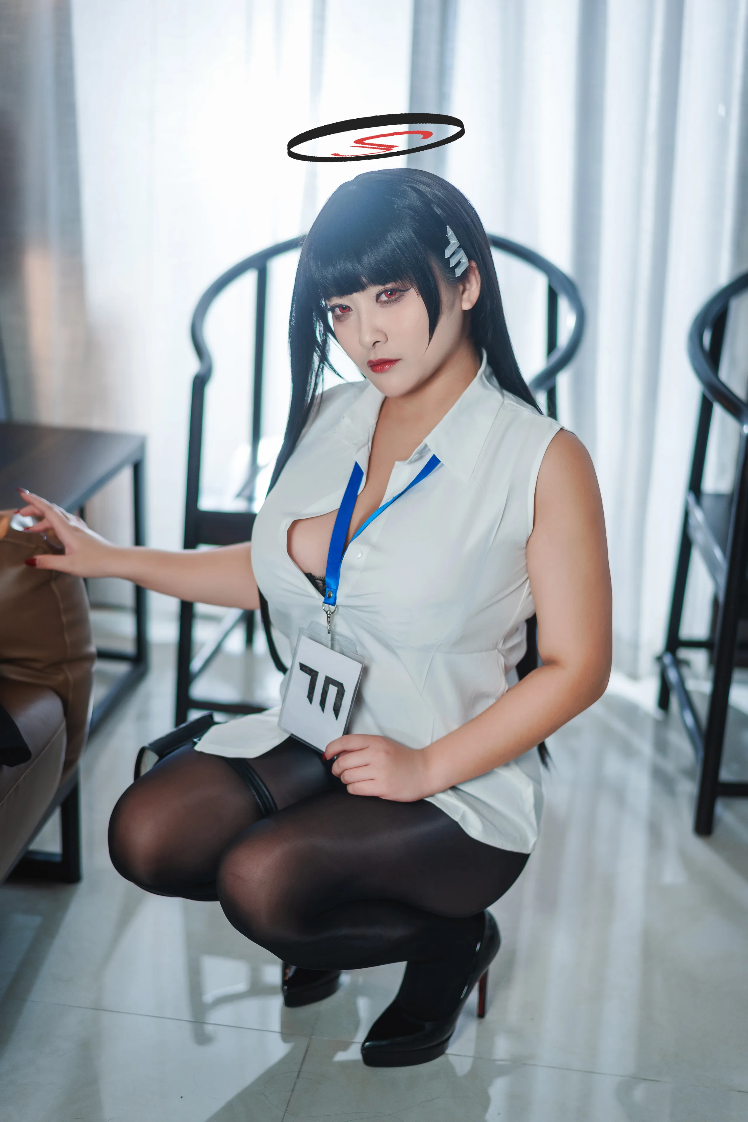 洛璃 LoLiSAMA 蔚蓝档案 调月莉音 72P - 第39张写真大图