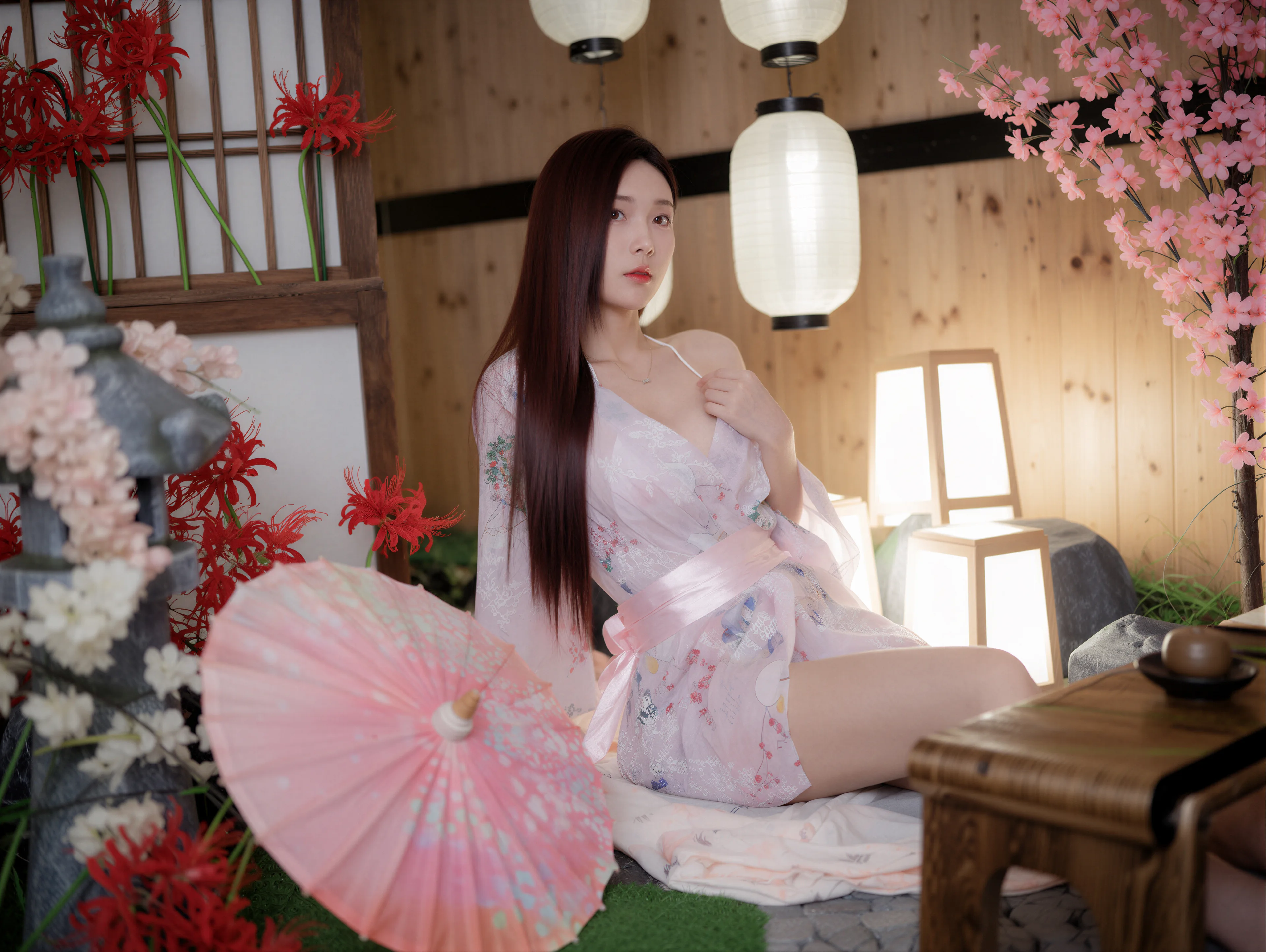 Bimilstory Hayun - Vol.16 Cherry Blossom Date 61P - 第1张写真大图