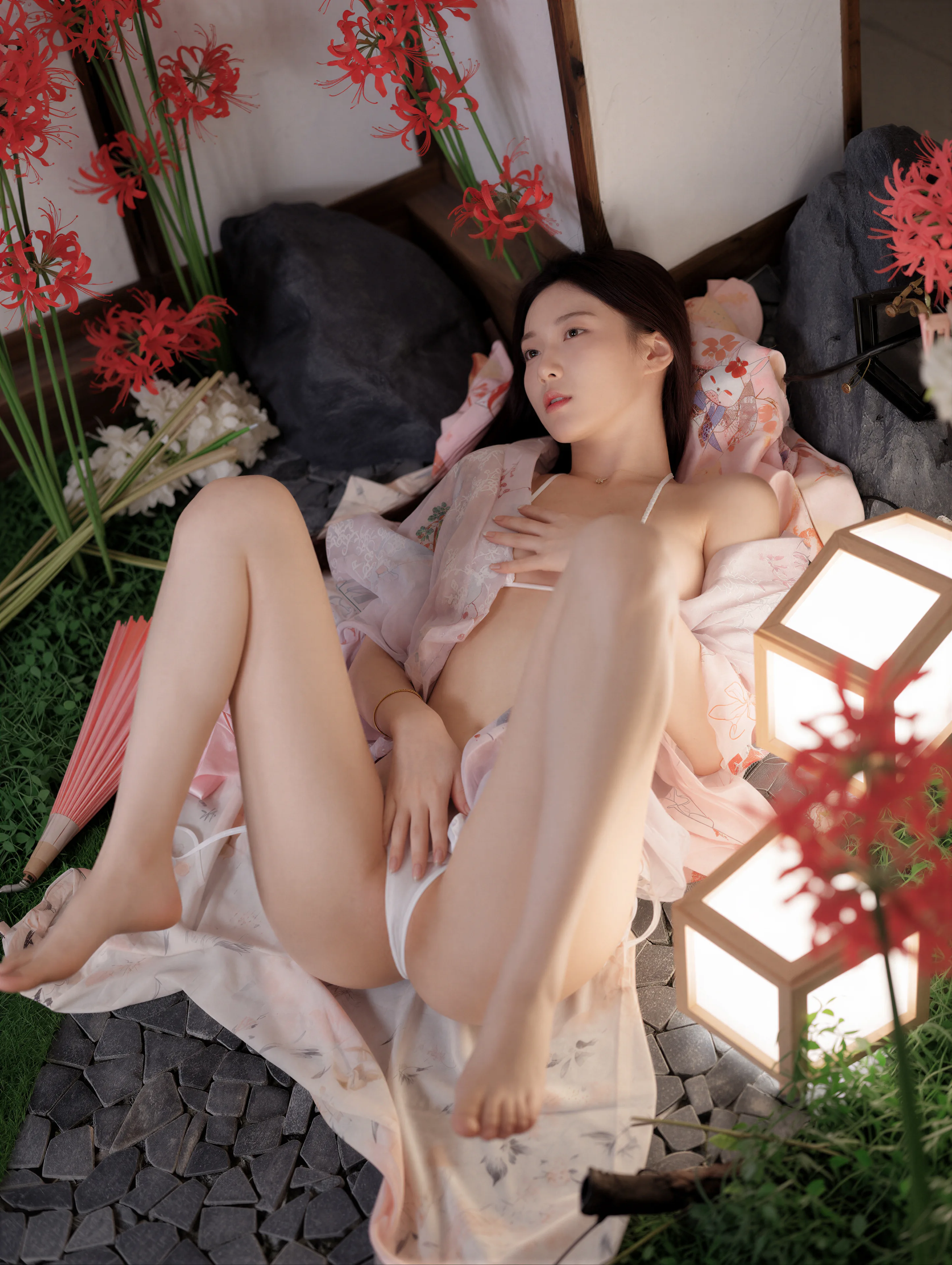 Bimilstory Hayun - Vol.16 Cherry Blossom Date 61P - 第47张写真大图
