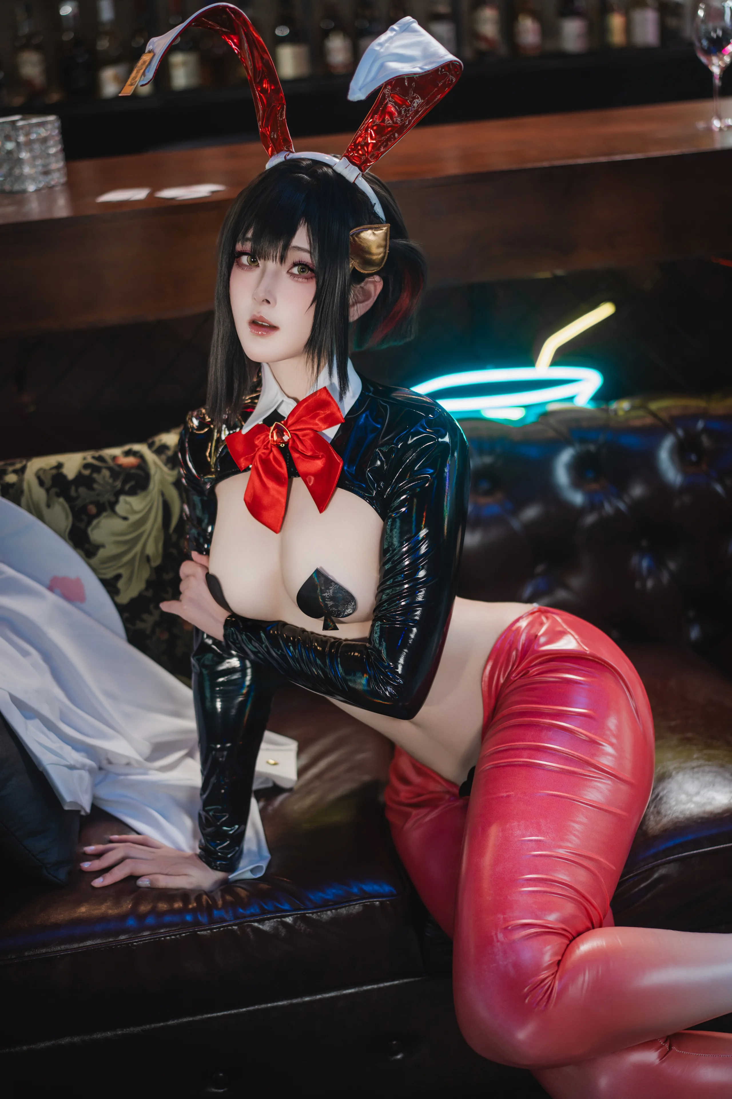 Natsuko夏夏子 NIKKE 露姬·逆兔女郎 63P - 第16张写真大图