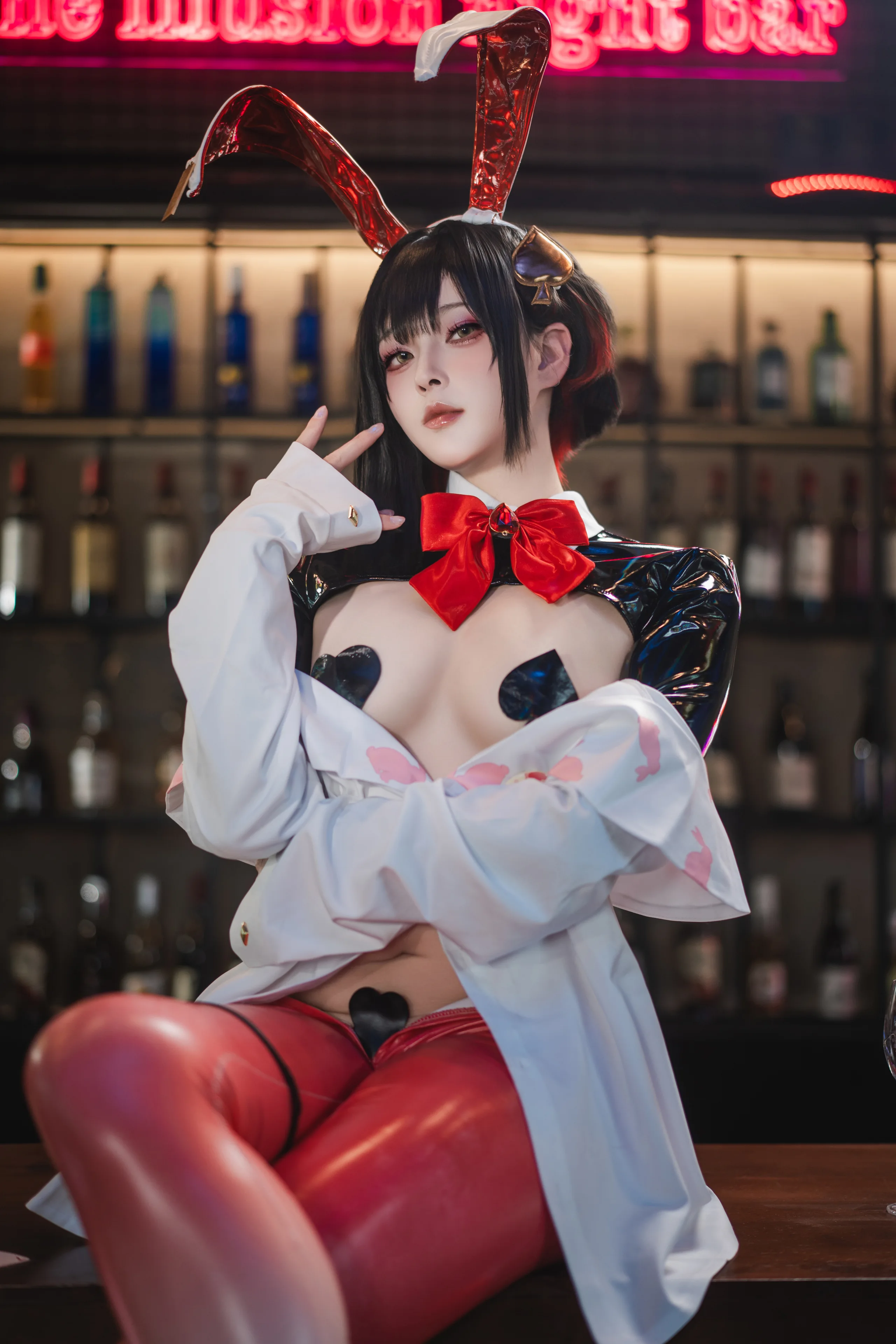 Natsuko夏夏子 NIKKE 露姬·逆兔女郎 63P - 第19张写真大图