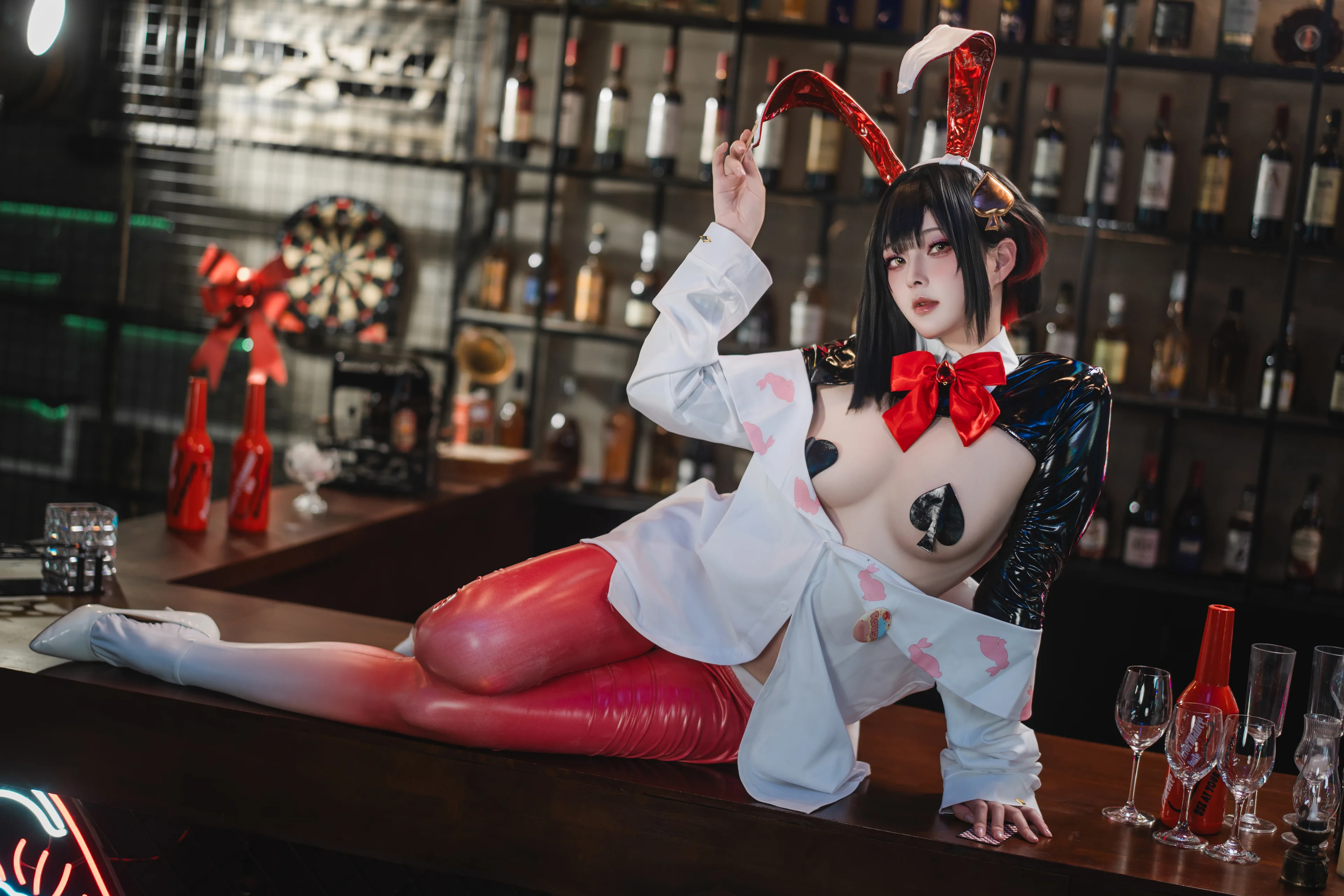 Natsuko夏夏子 NIKKE 露姬·逆兔女郎 63P - 第20张写真大图