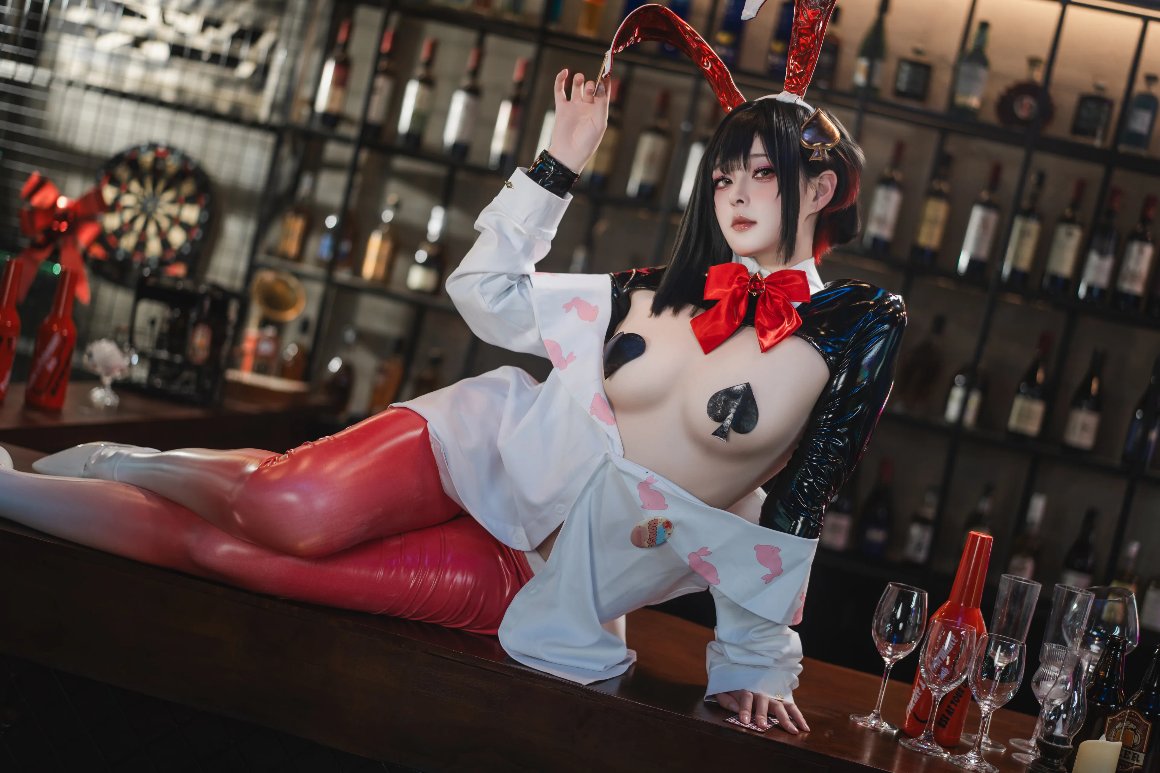 Natsuko夏夏子 NIKKE 露姬·逆兔女郎 63P - 第21张写真大图