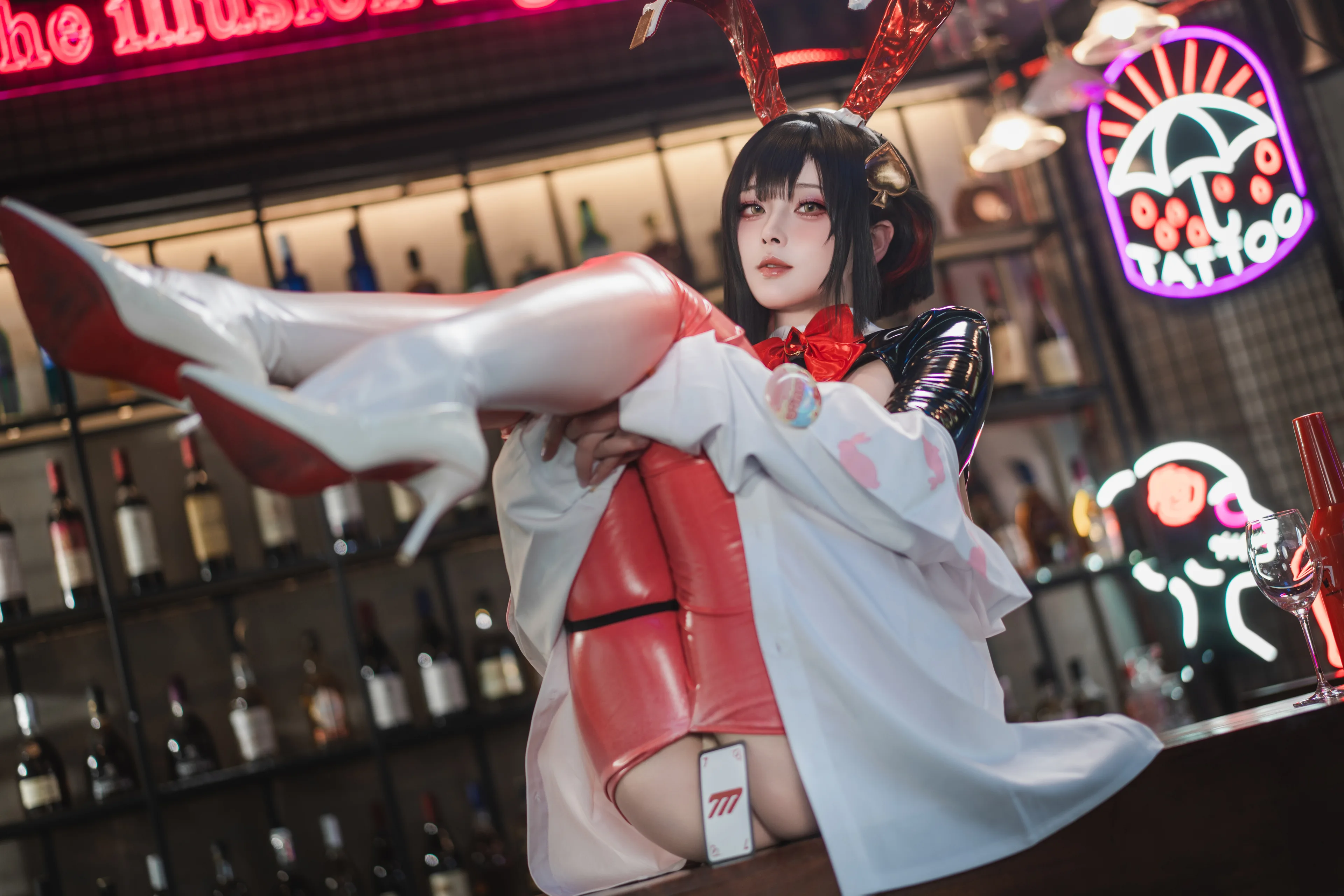 Natsuko夏夏子 NIKKE 露姬·逆兔女郎 63P - 第28张写真大图