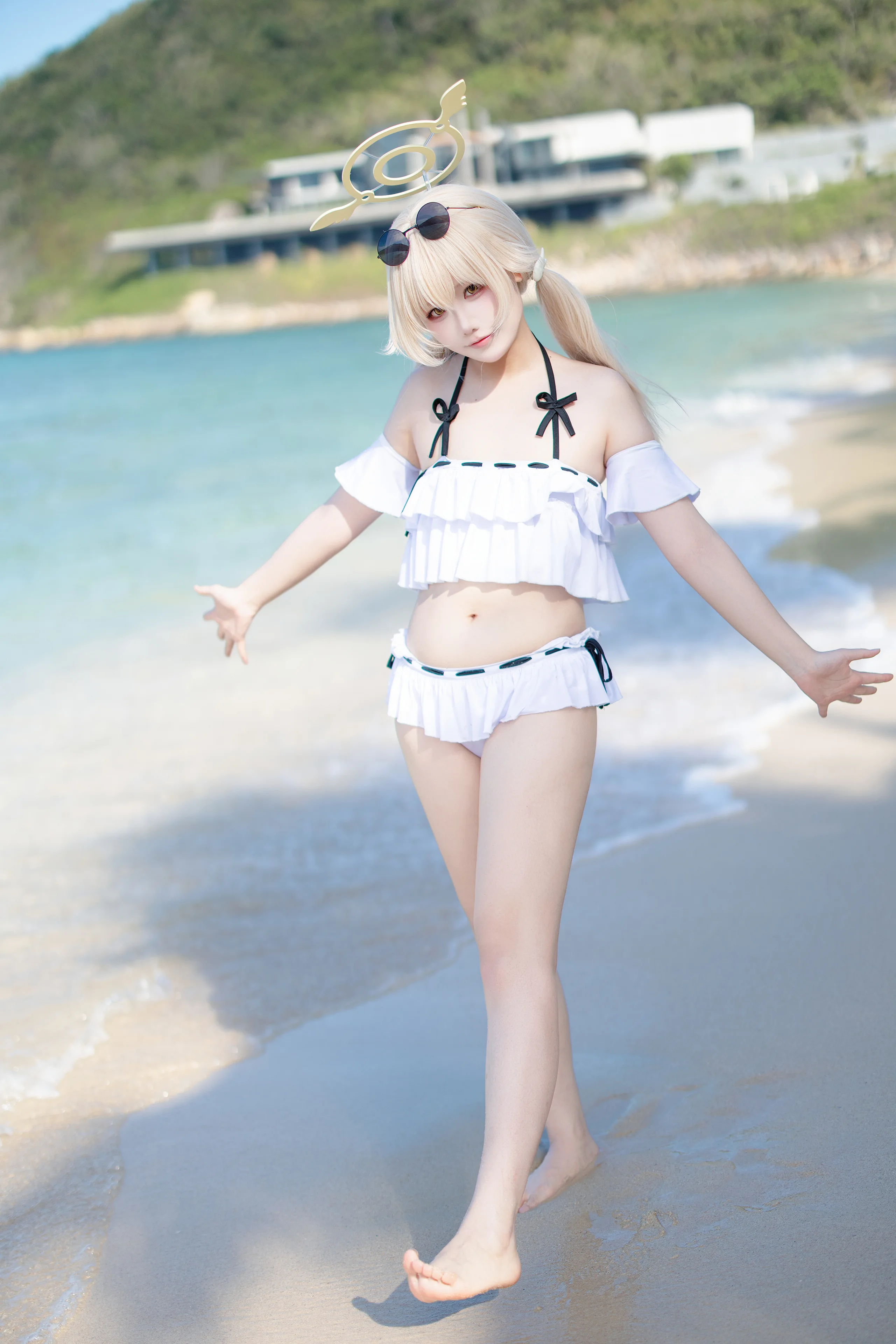 lunananya 蔚蓝档案 阿慈谷日富美泳装 26P - 第23张写真大图