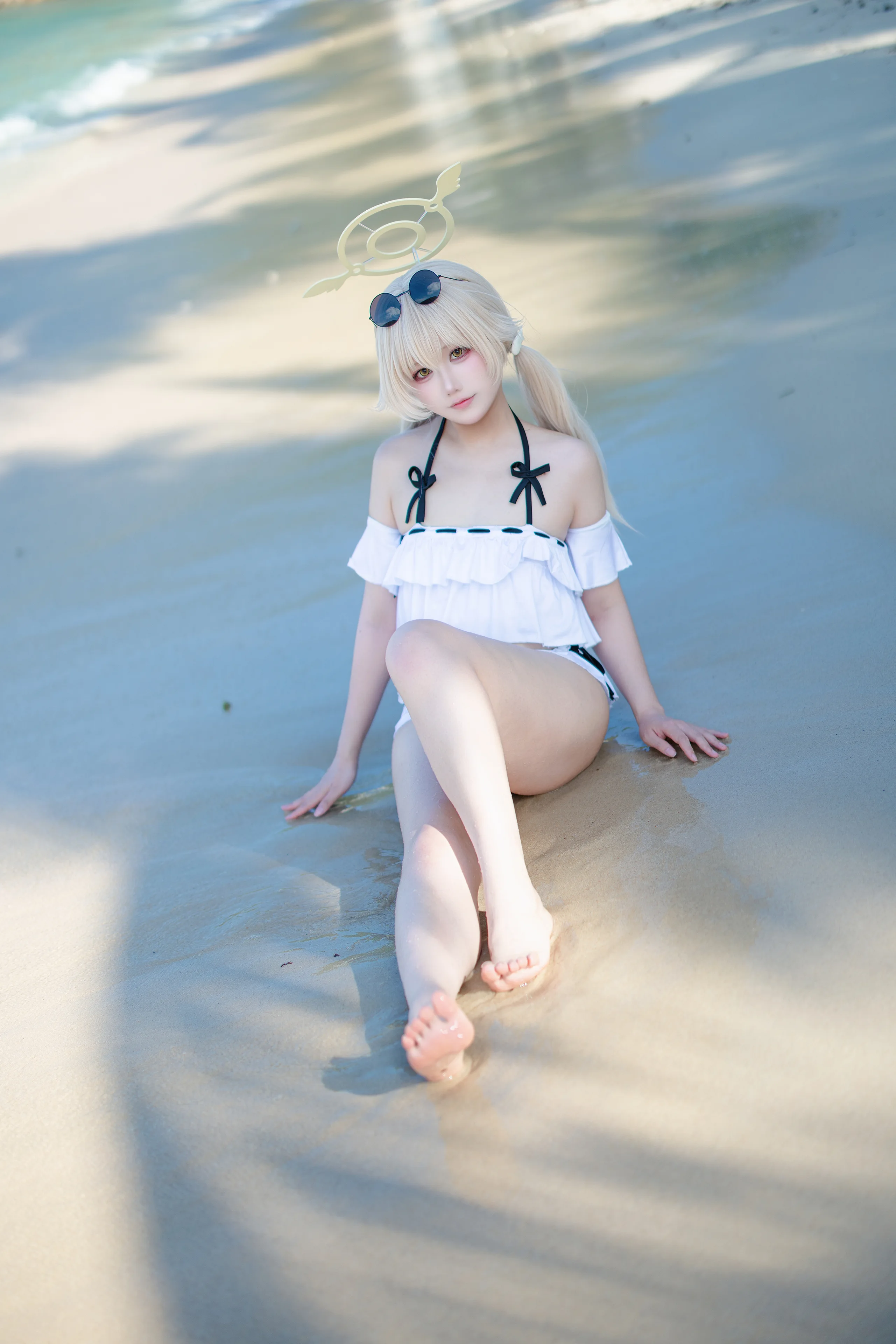 lunananya 蔚蓝档案 阿慈谷日富美泳装 26P - 第26张写真大图