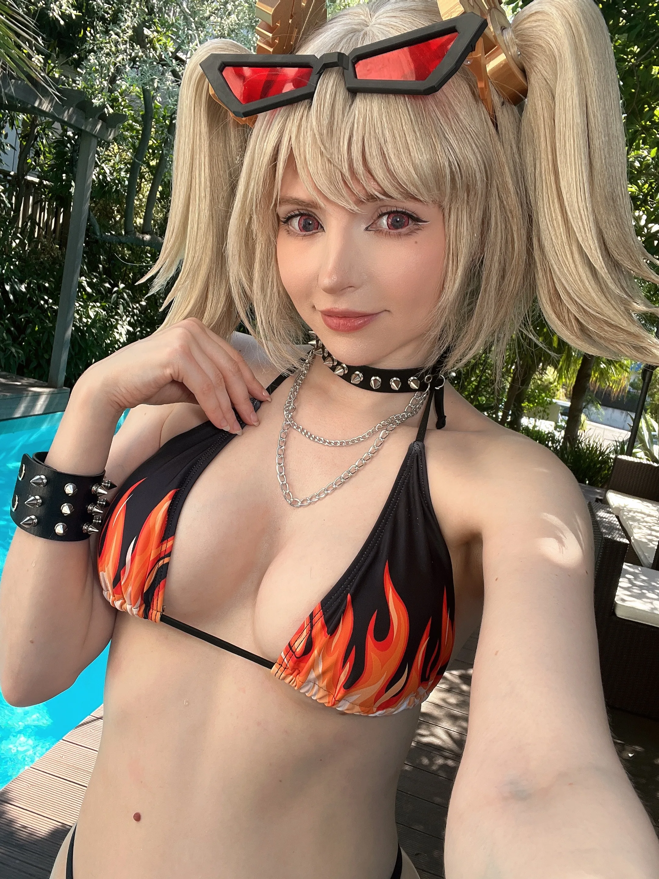 Peach milky Burnice bikini 30P - 第23张写真大图