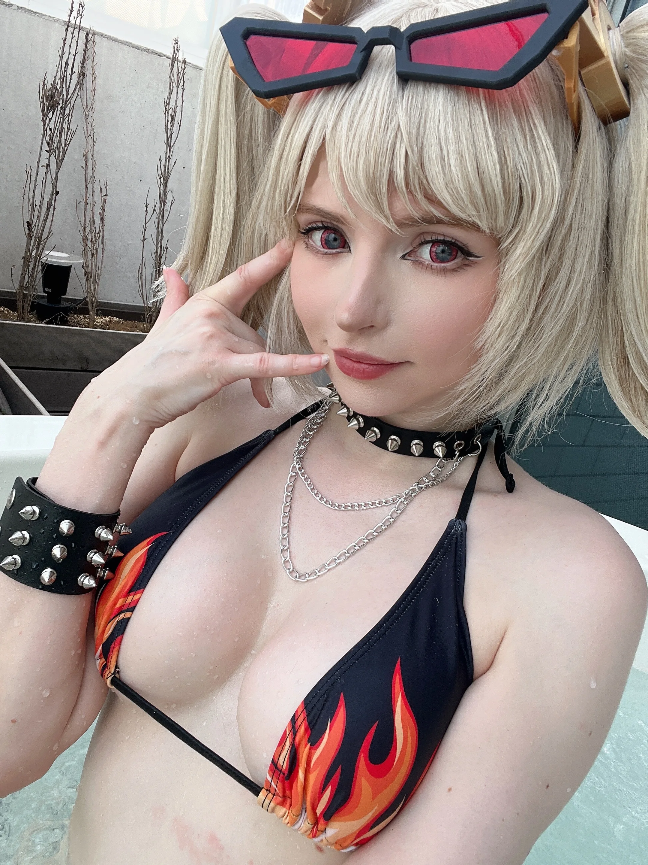 Peach milky Burnice bikini 30P - 第26张写真大图