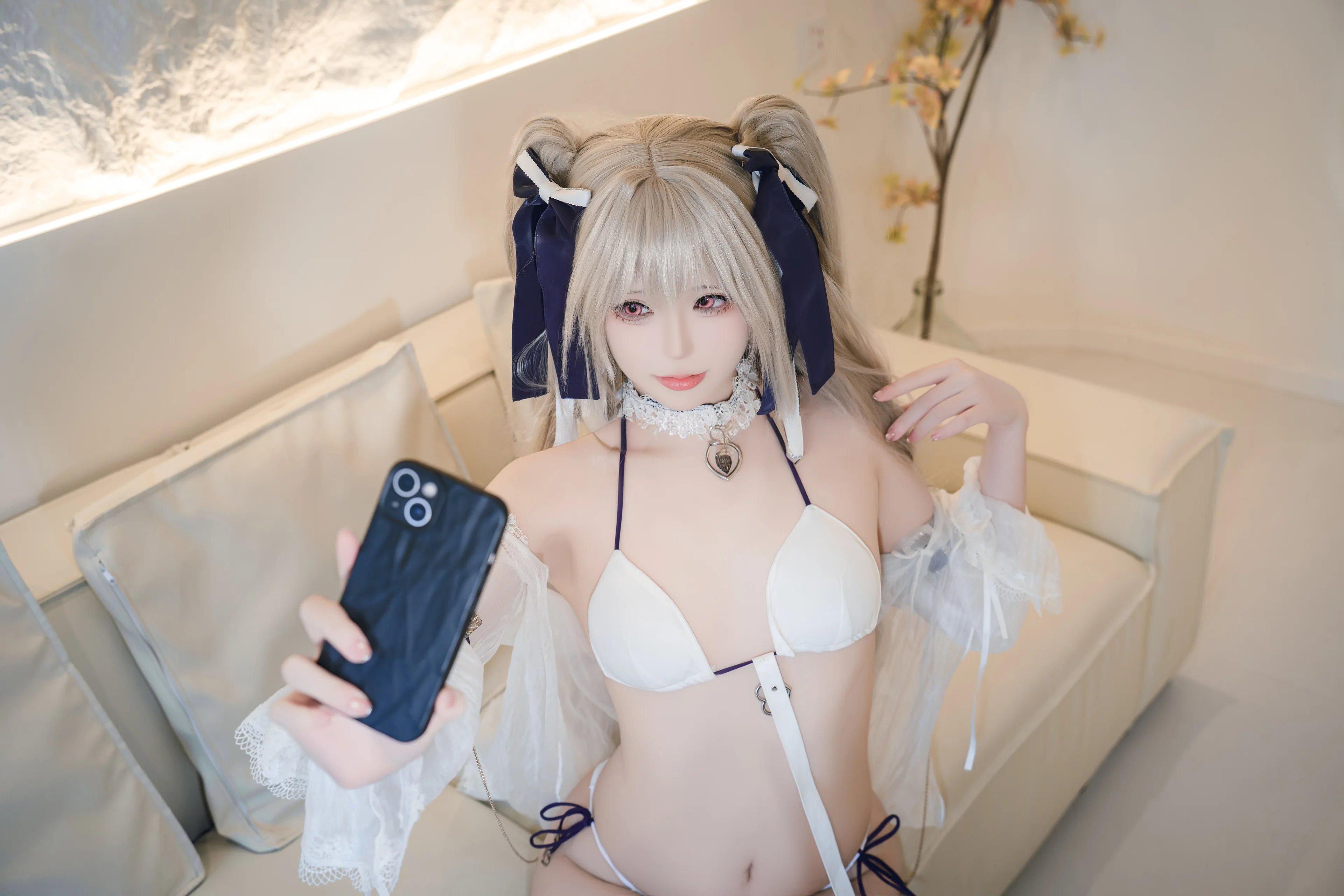 Quan冉有点饿 碧蓝航线 安克雷奇泳装 47P - 第15张写真大图