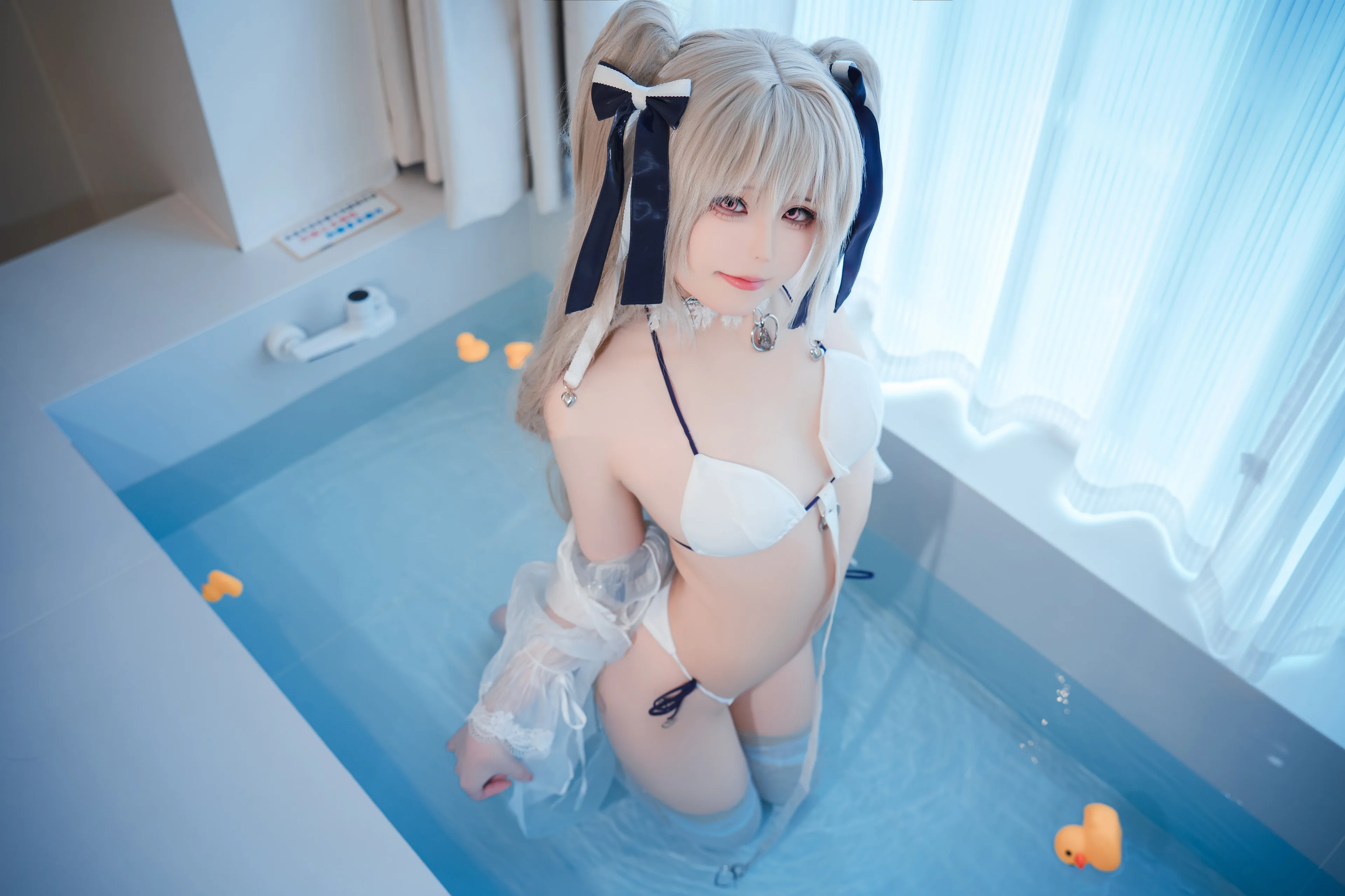 Quan冉有点饿 碧蓝航线 安克雷奇泳装 47P - 第19张写真大图