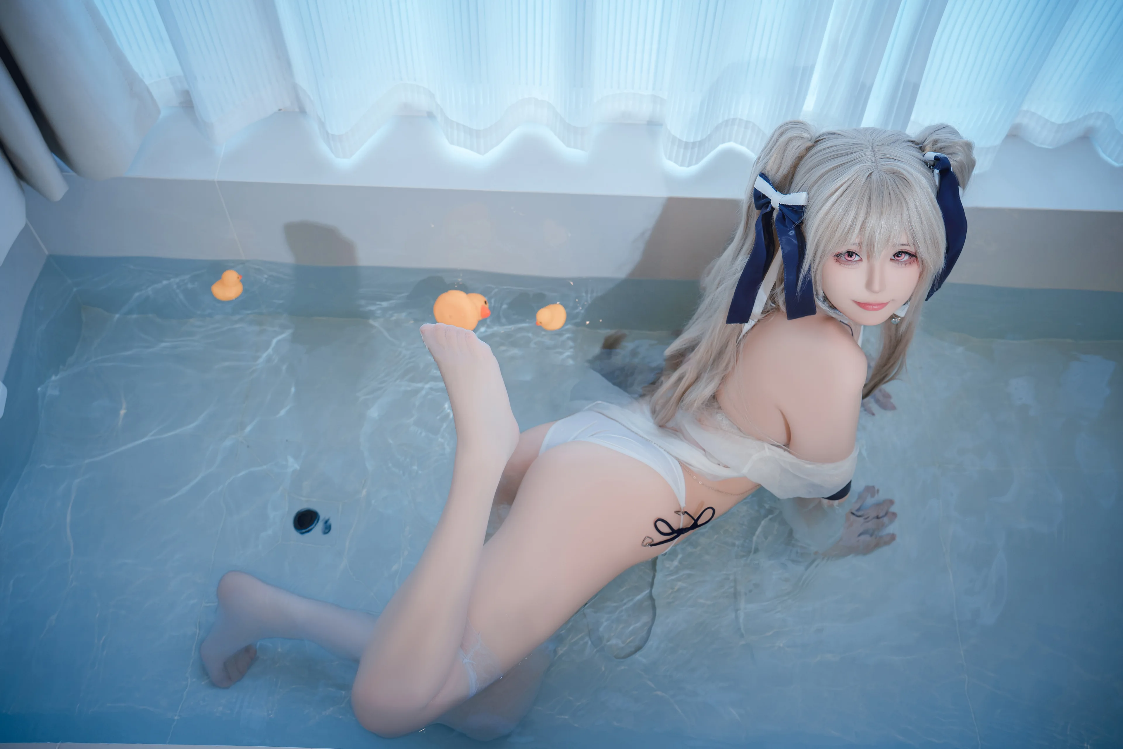 Quan冉有点饿 碧蓝航线 安克雷奇泳装 47P - 第26张写真大图