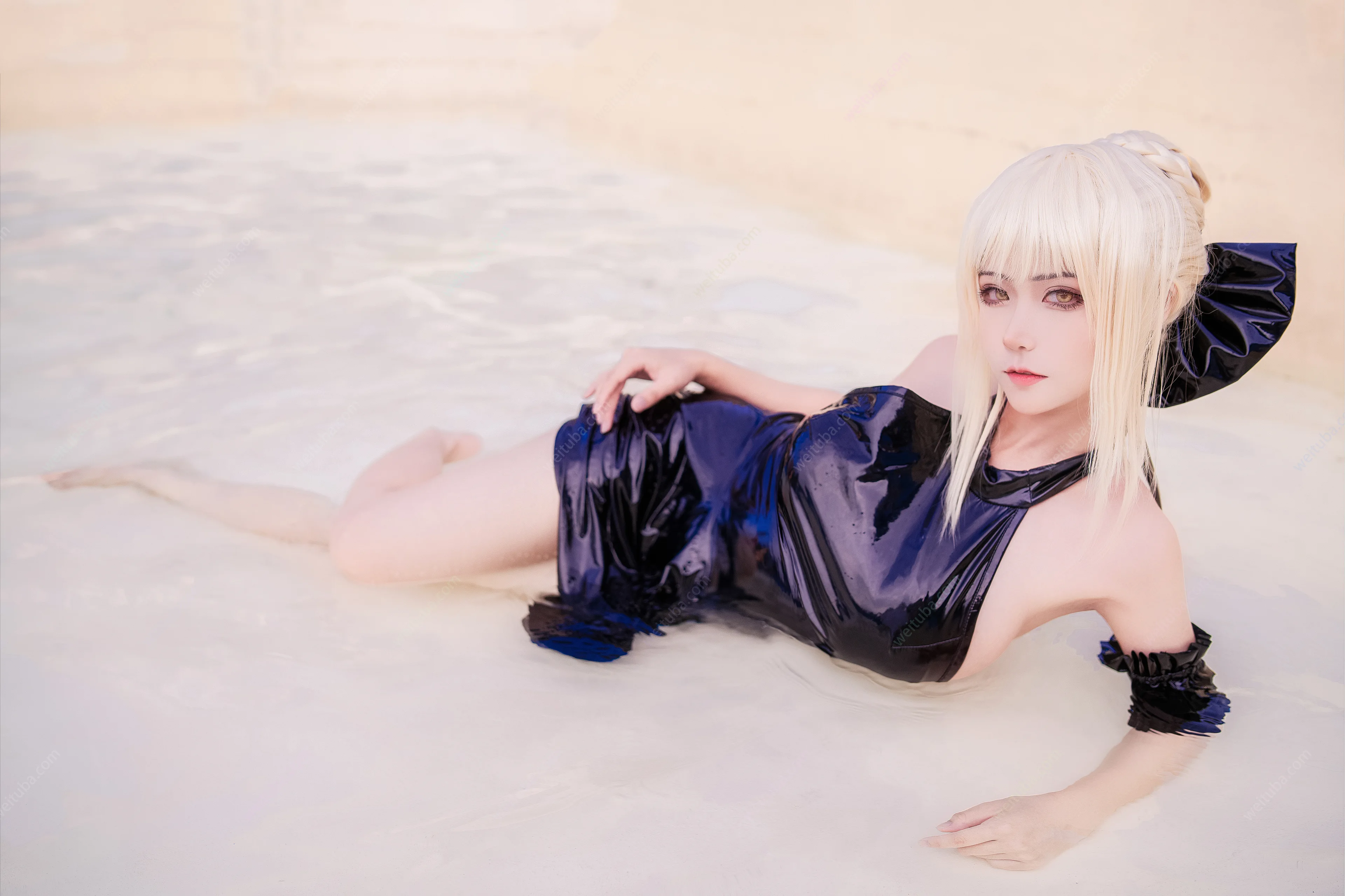 Seya狮砸 FGO 黑呆泳衣 10P - 第6张写真大图