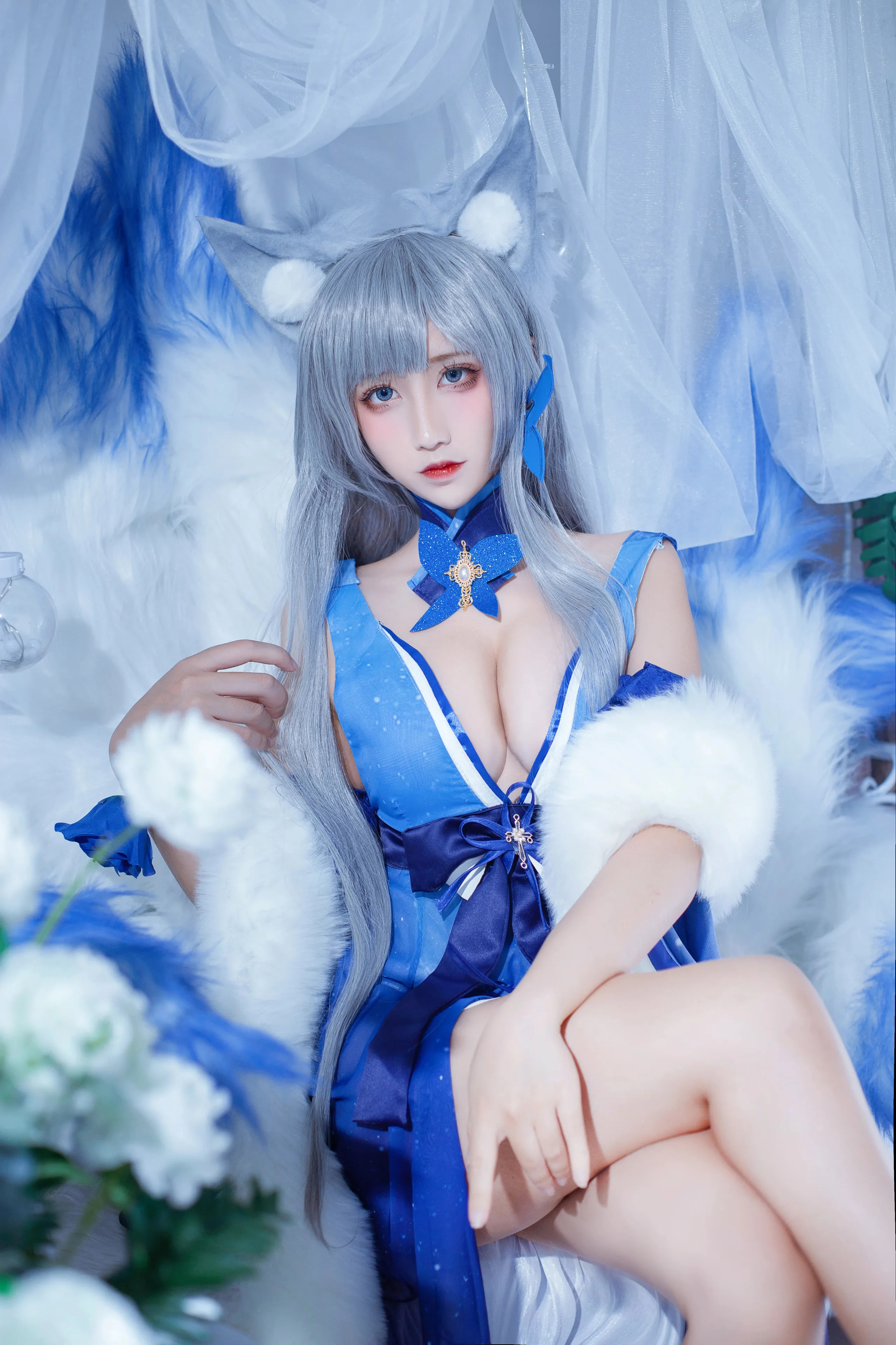九曲Jean 碧蓝航线 信浓礼服 9P - 第6张写真大图